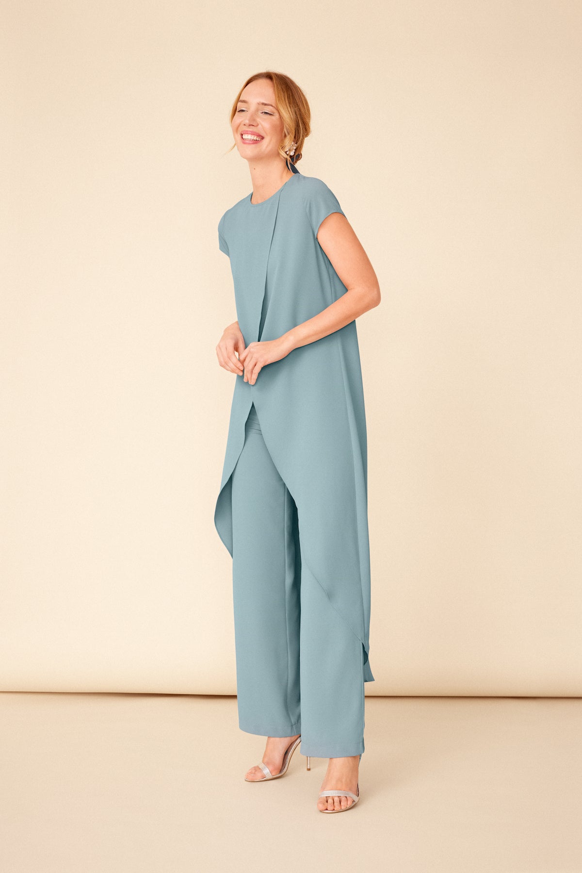 Conjunto Top Maca + Pantalon Lisa Aqua · Wisteria · - Bruna