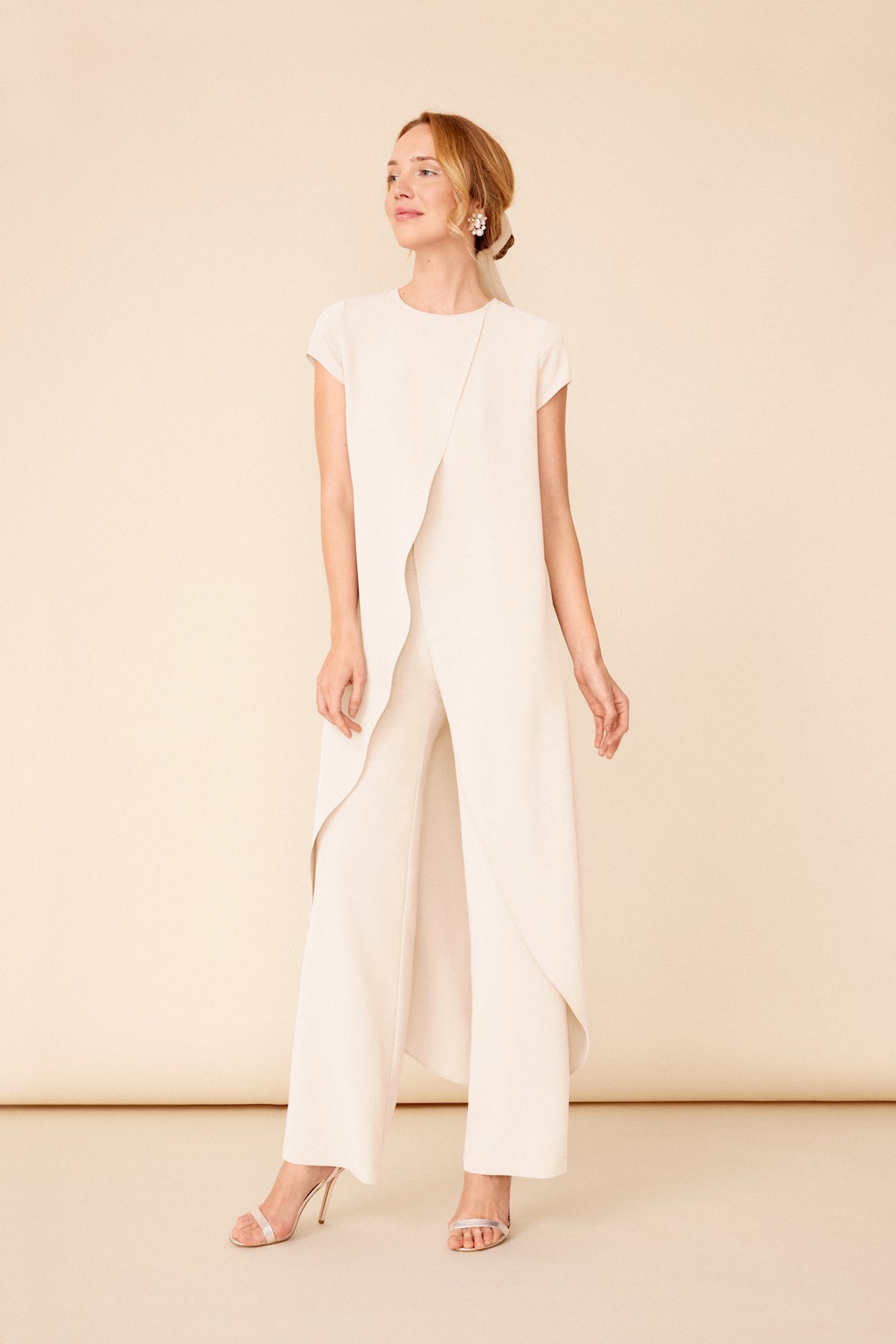 Conjunto Top Maca + Pantalon Lisa Bone · Wisteria · - Bruna conjunto blanco