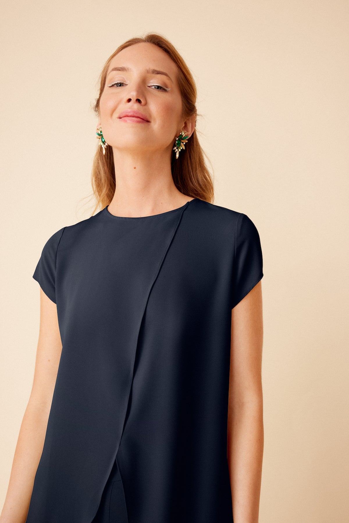 Conjunto Top Maca + Pantalon Lisa Navy · Wisteria · - Bruna