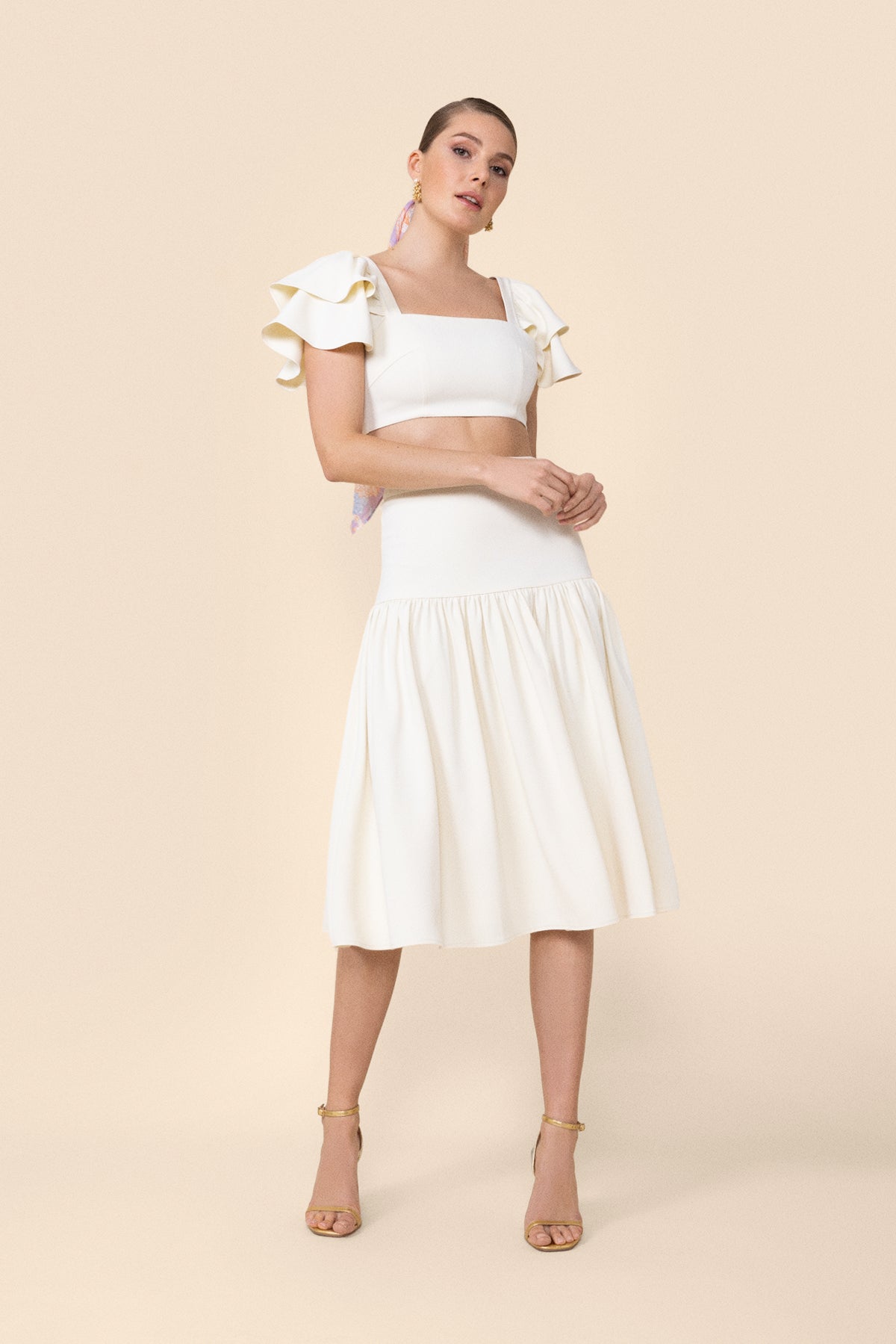 Falda Holly Cream · Le Jardin · - Bruna