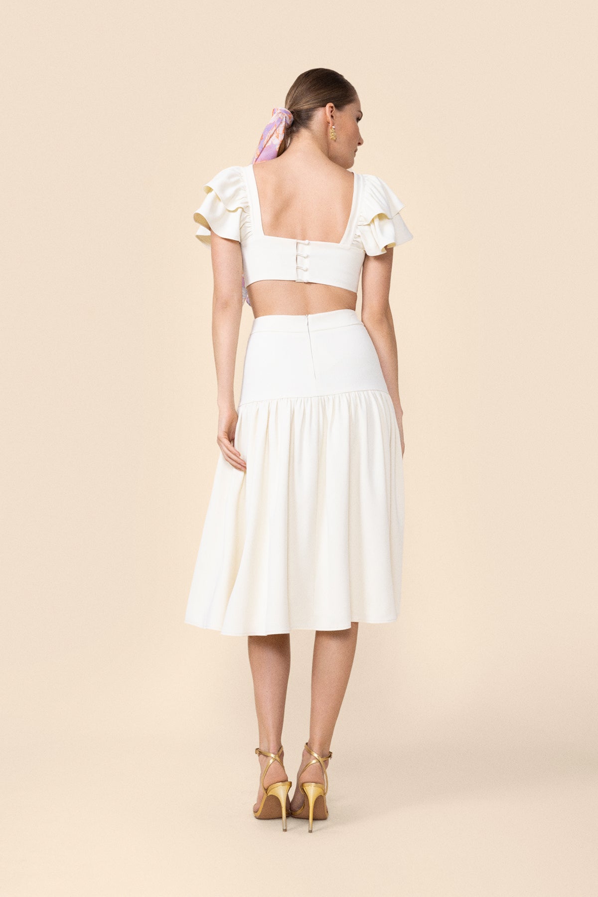 Falda Holly Cream · Le Jardin · - Bruna