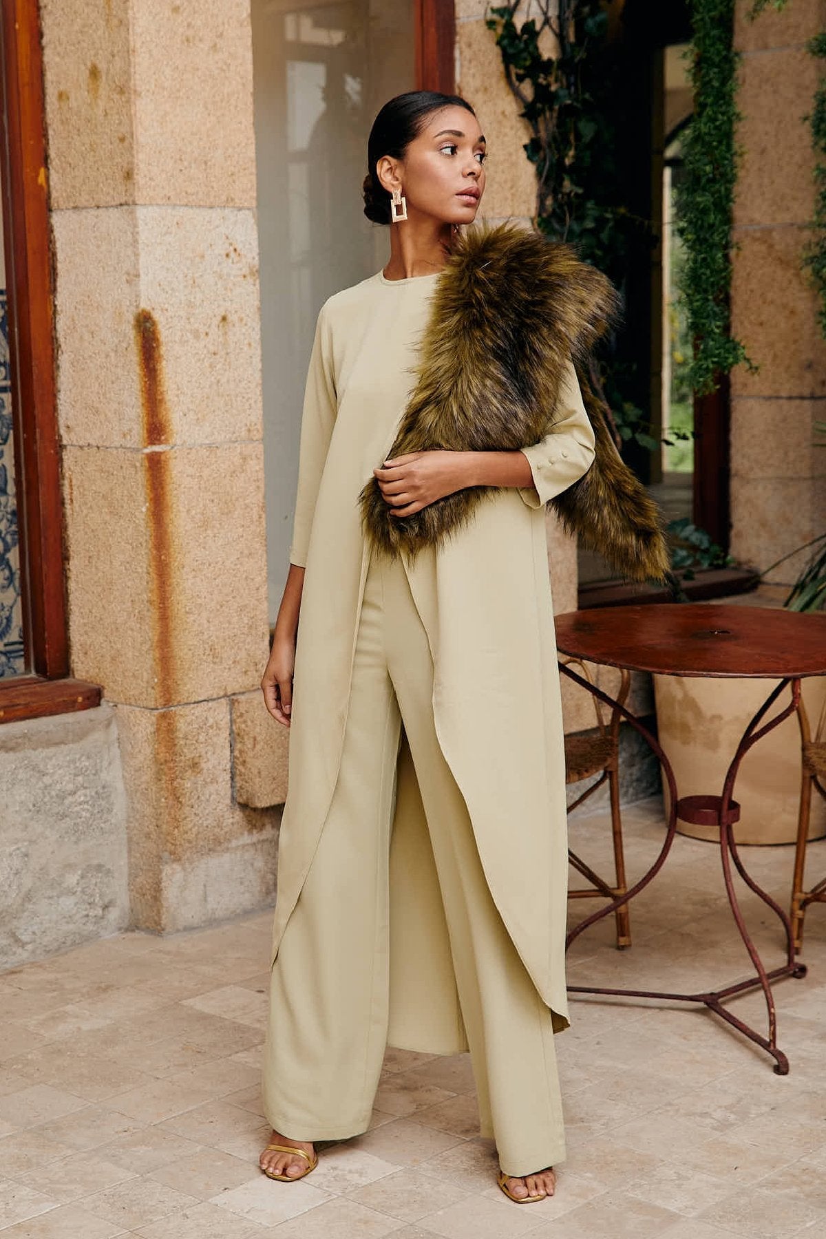 Pantalon Doris Sage · Alegoria · - Bruna