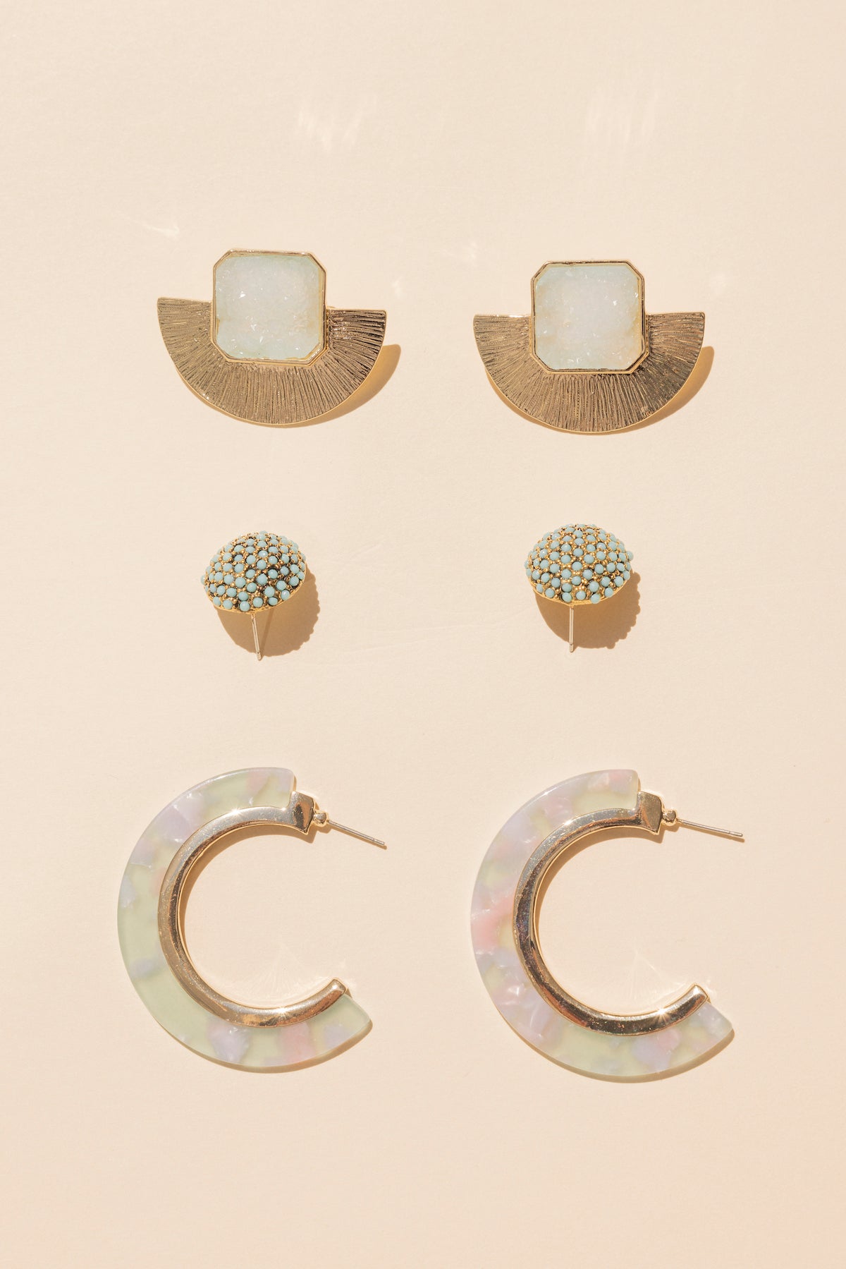 Pendientes Frida Moonstone · Hamptons · - Bruna