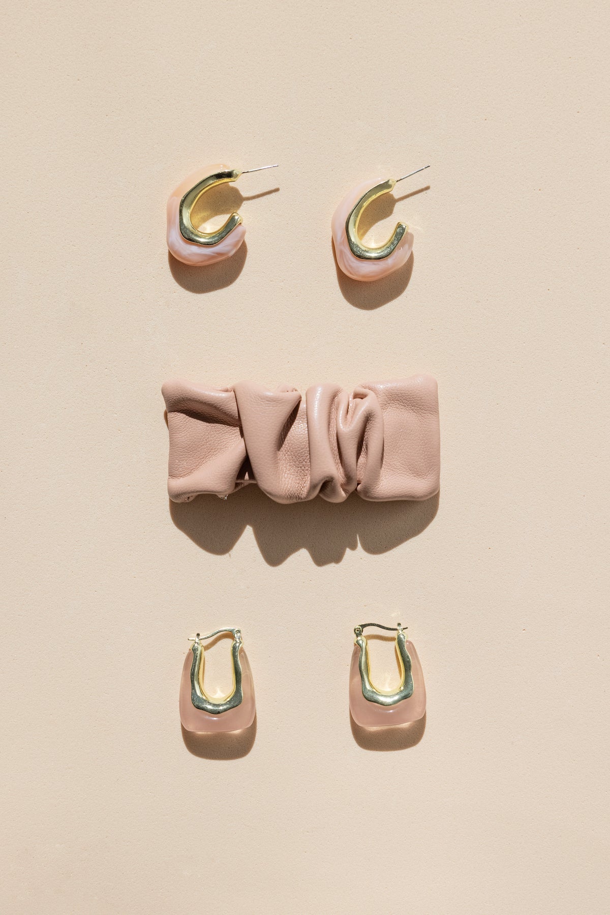 Pendientes Glossy Diana Pink · Wisteria · - Bruna