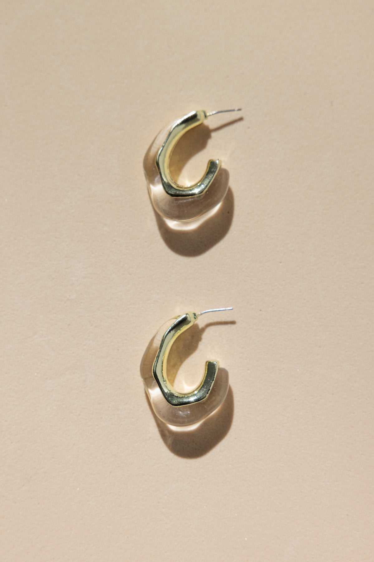 Pendientes Glossy Karina Cristal · Wisteria · - Bruna