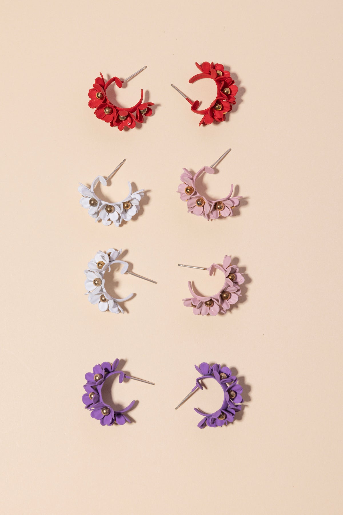 Pendientes White Daisies · Le Jardin · - Bruna