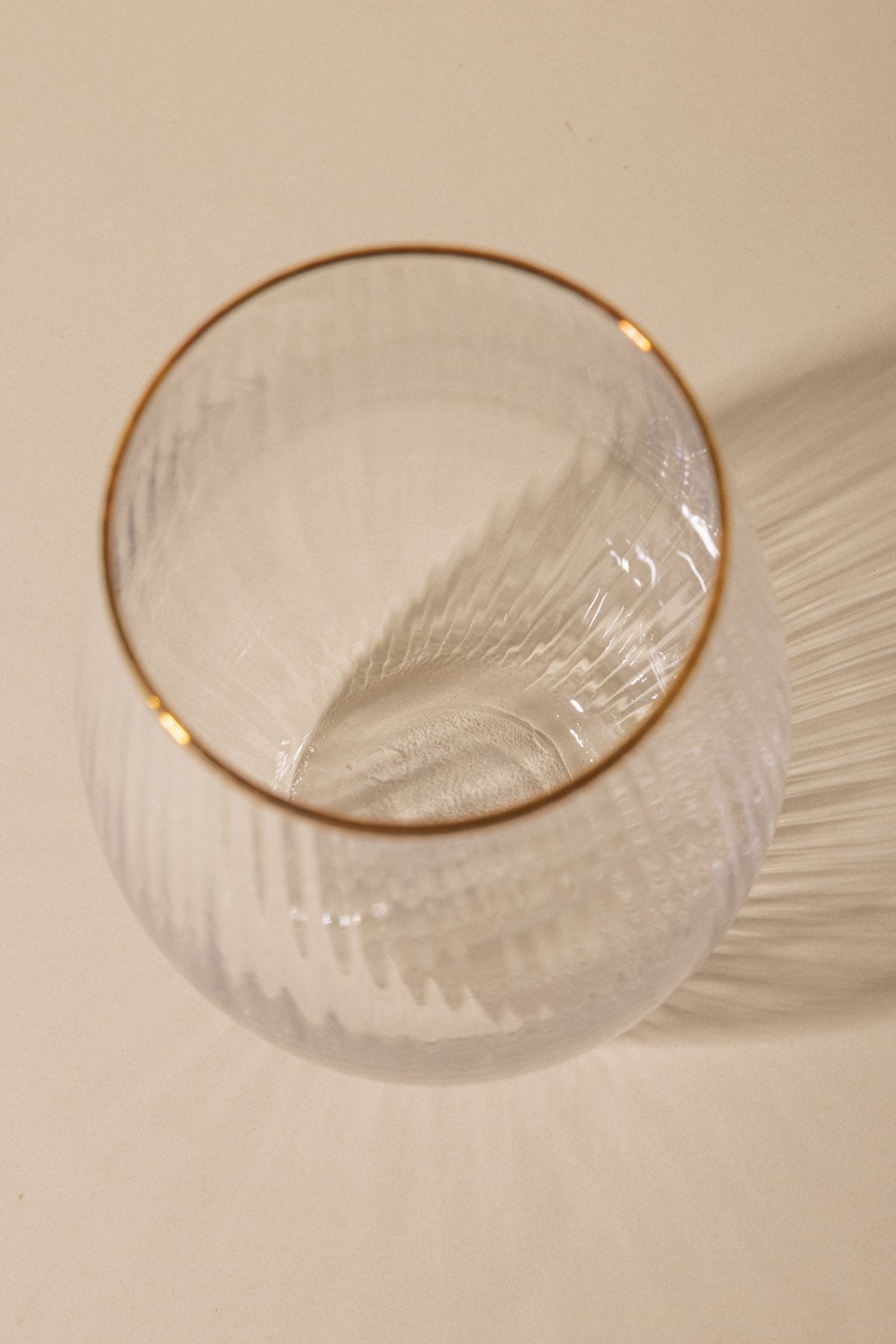 Set de 6 Vasos Nadine con filo dorado · Deco · - Bruna