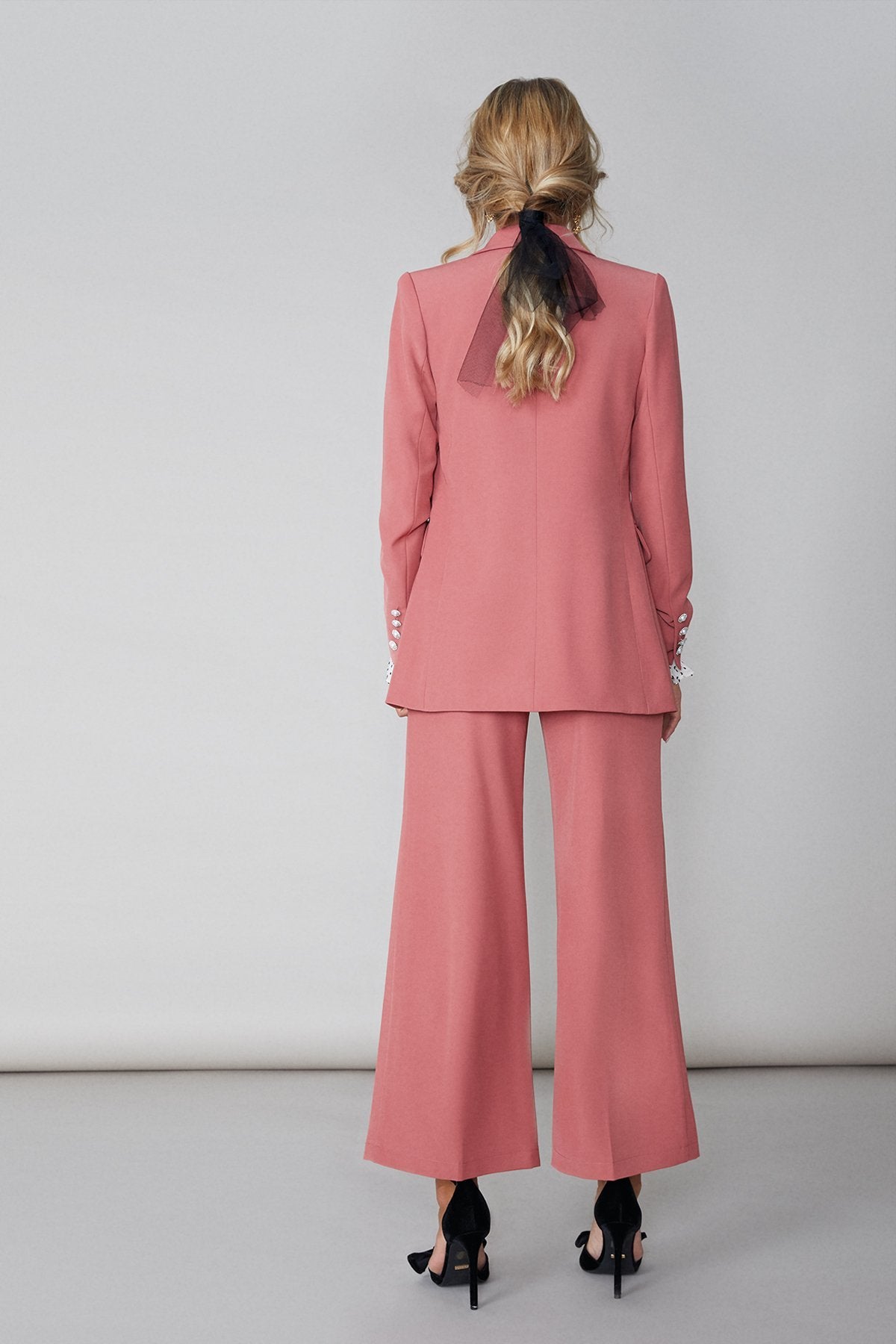 Traje Chaqueta Helena + Pantalon Adion Old Rose · Lady B · - Bruna