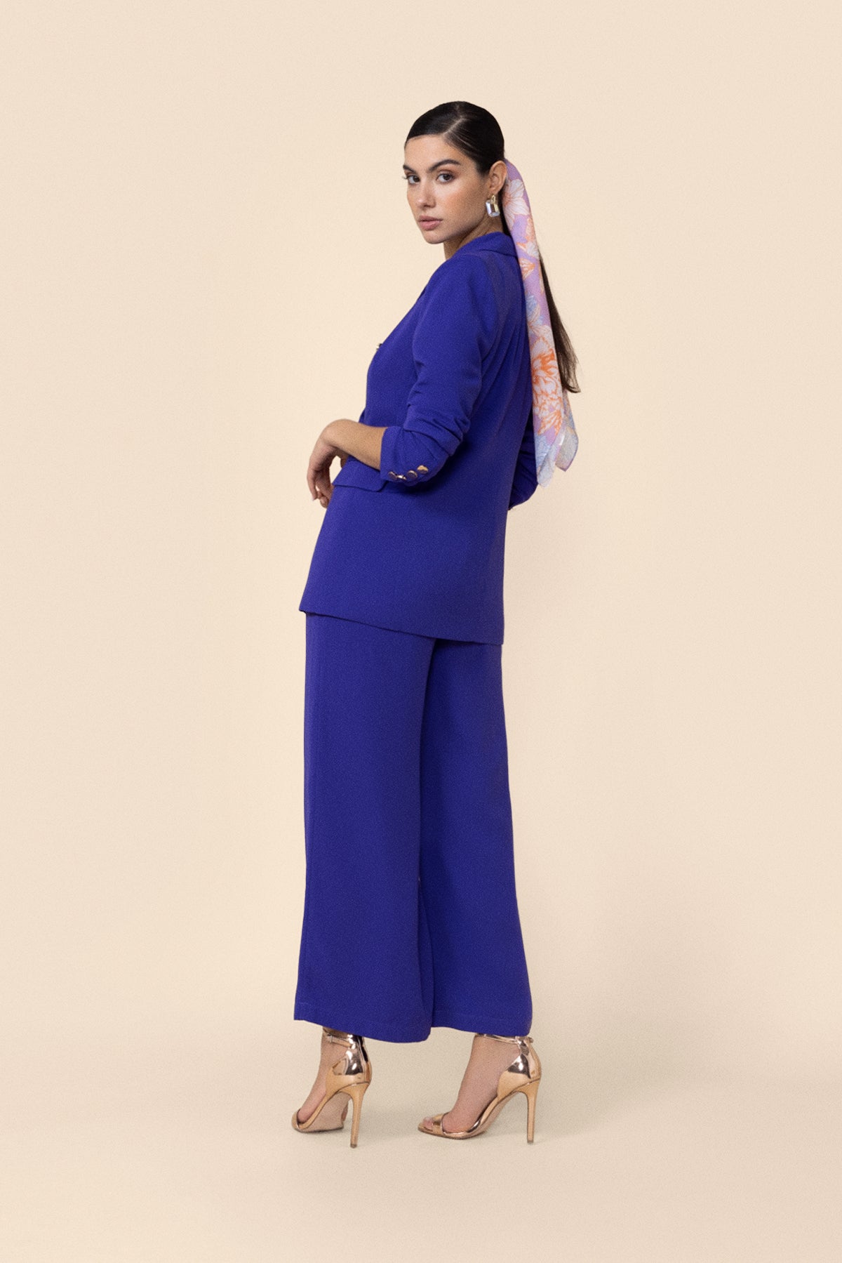 Traje de Chaqueta Bibi + Pantalon Libi Violet · Le Jardin · - Bruna