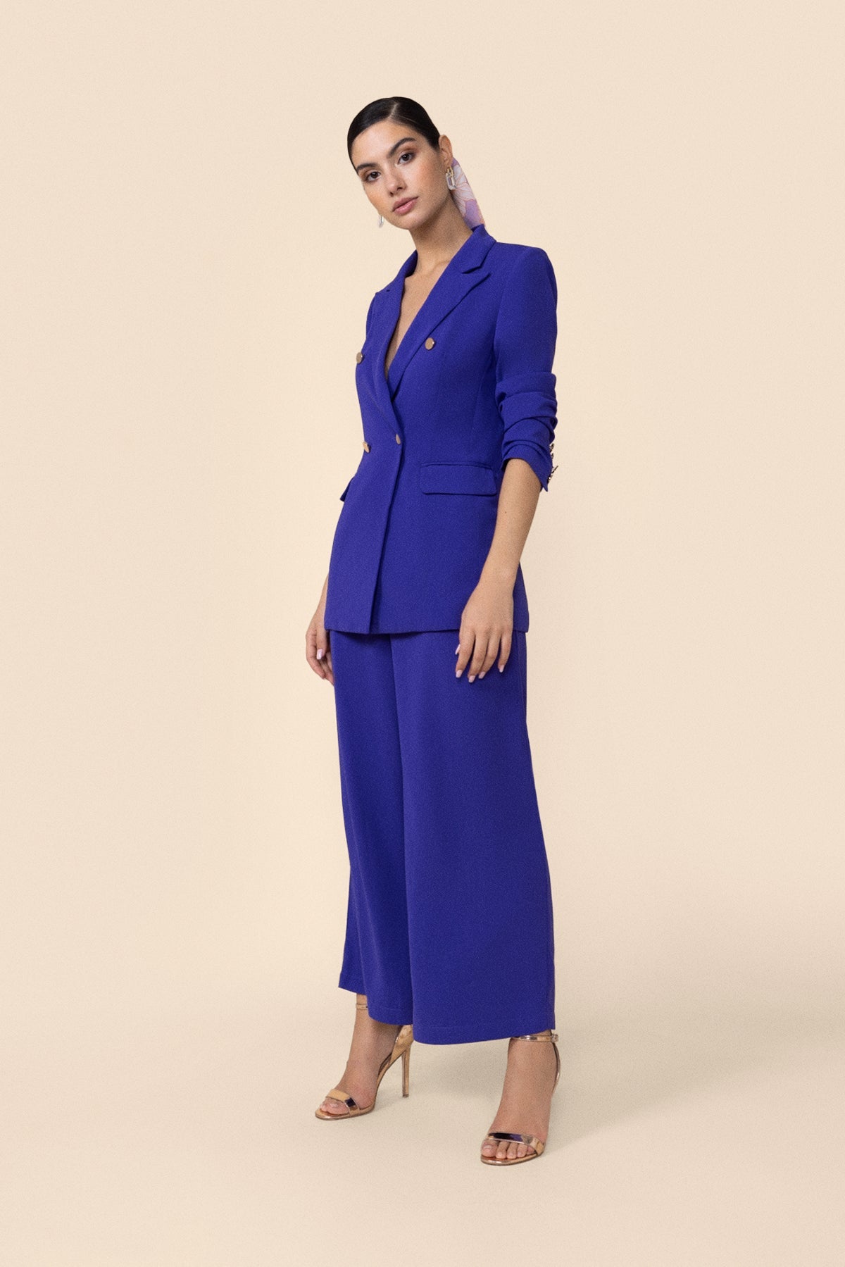 Traje de Chaqueta Bibi + Pantalon Libi Violet · Le Jardin · - Bruna
