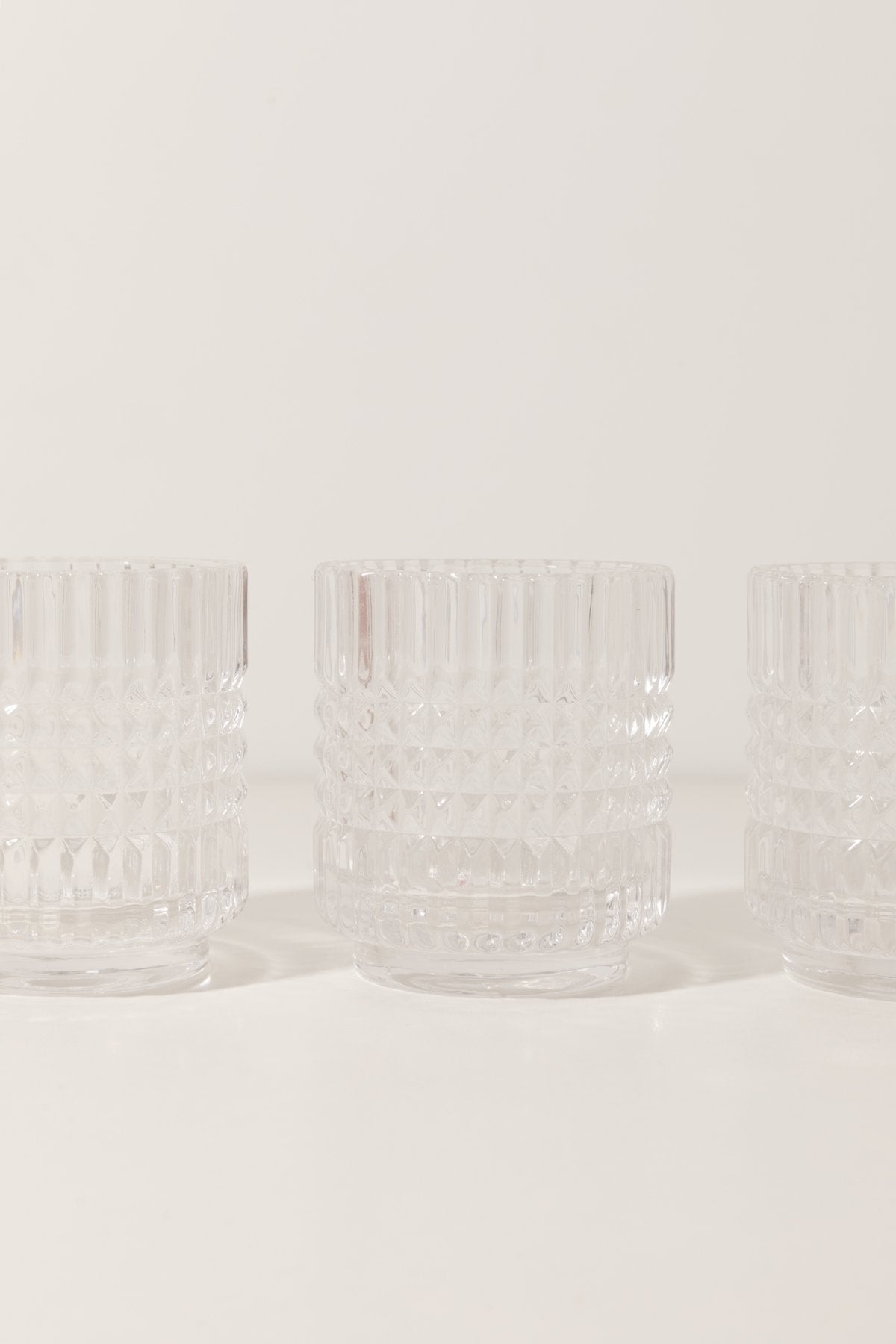 Vaso de Vidrio Tallado Caroline · Deco · - Bruna