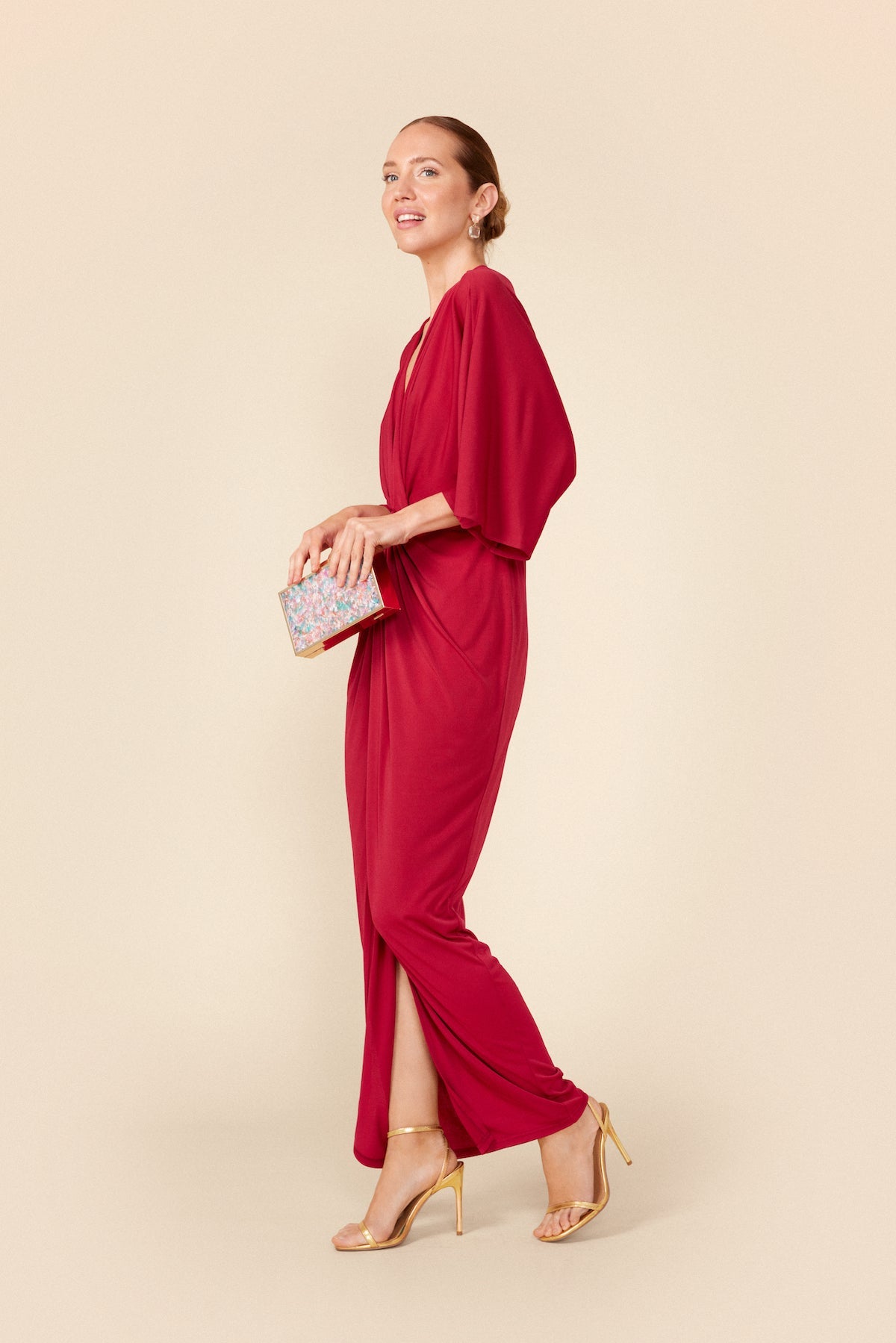 Vestido Amelia Frambuesa · Hamptons · - Bruna