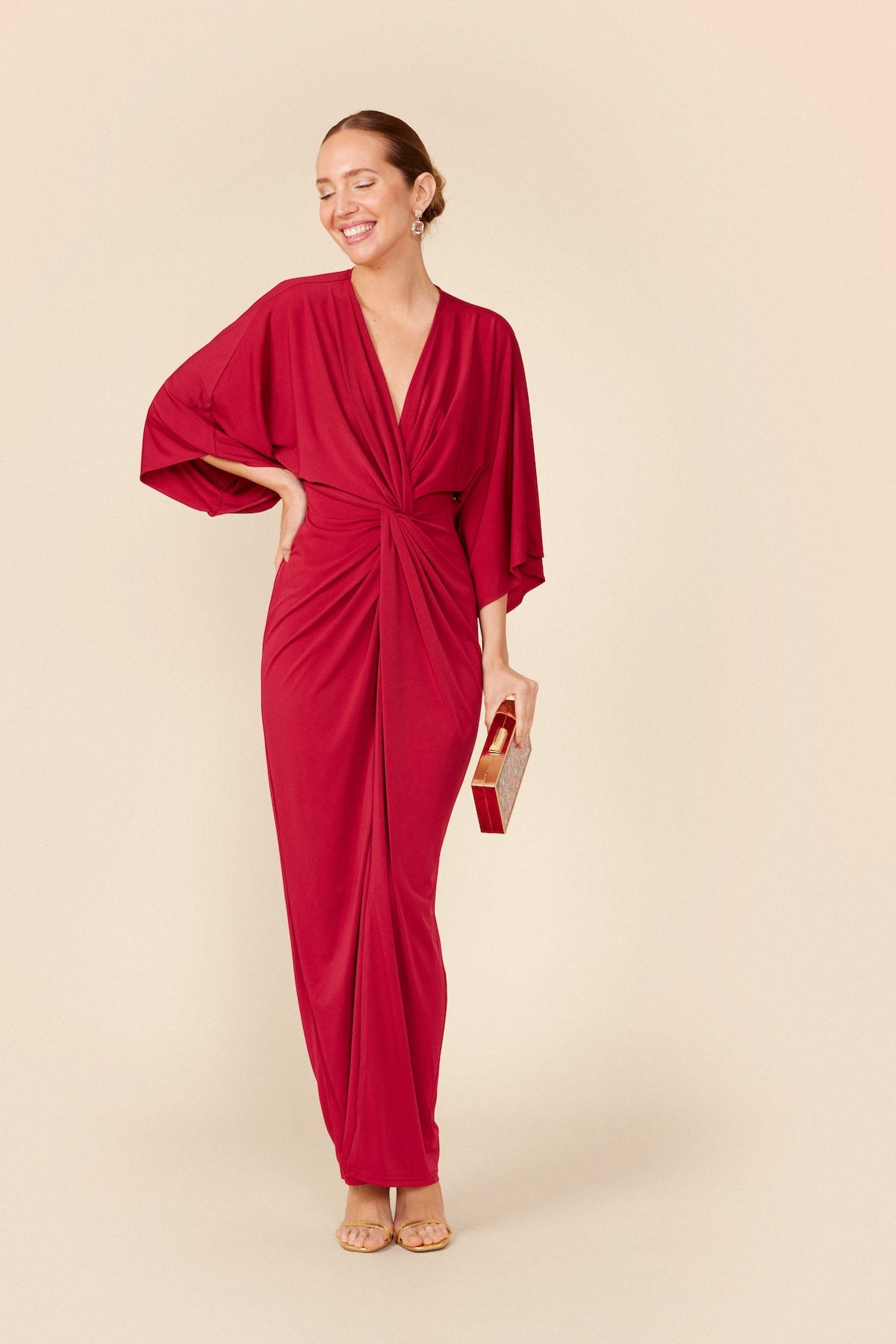 Vestido Amelia Frambuesa · Hamptons · - Bruna