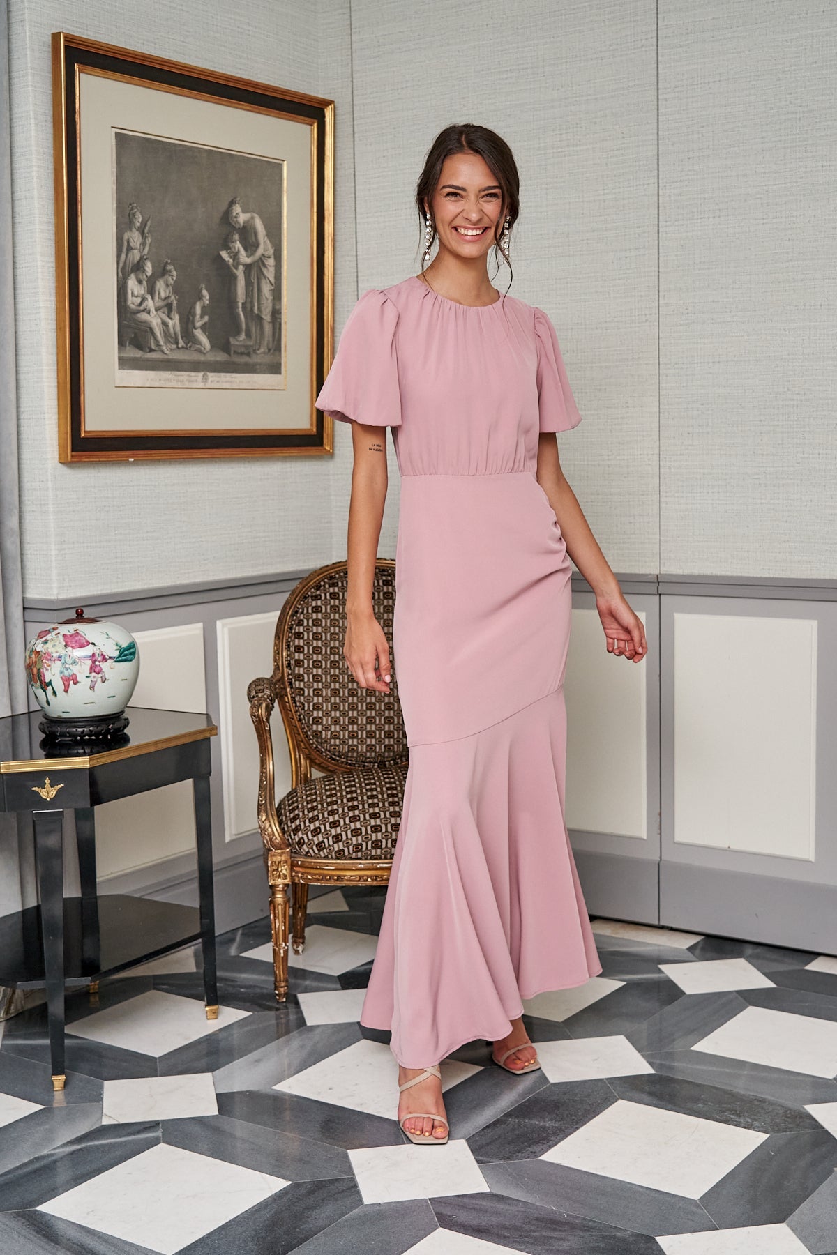 Vestido Aurora Rosa · Muse · - Bruna