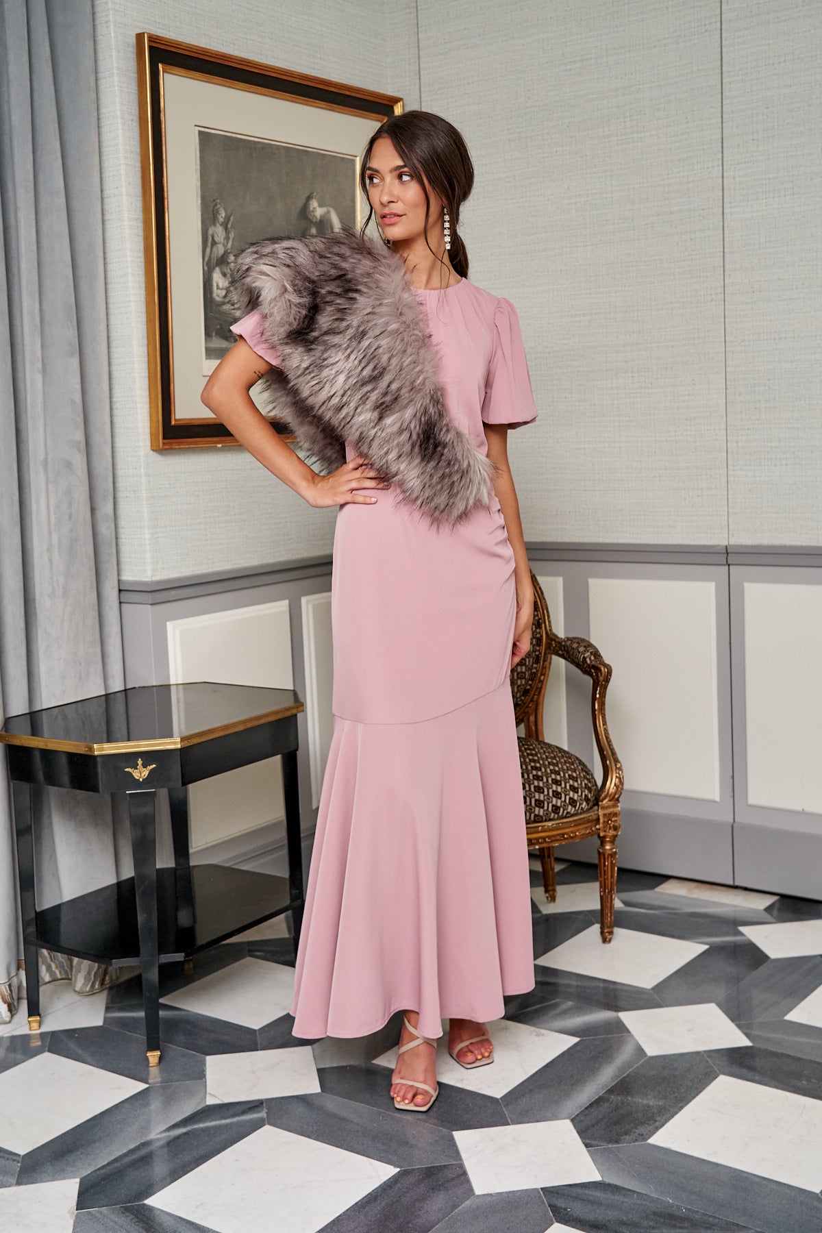 Vestido Aurora Rosa · Muse · - Bruna