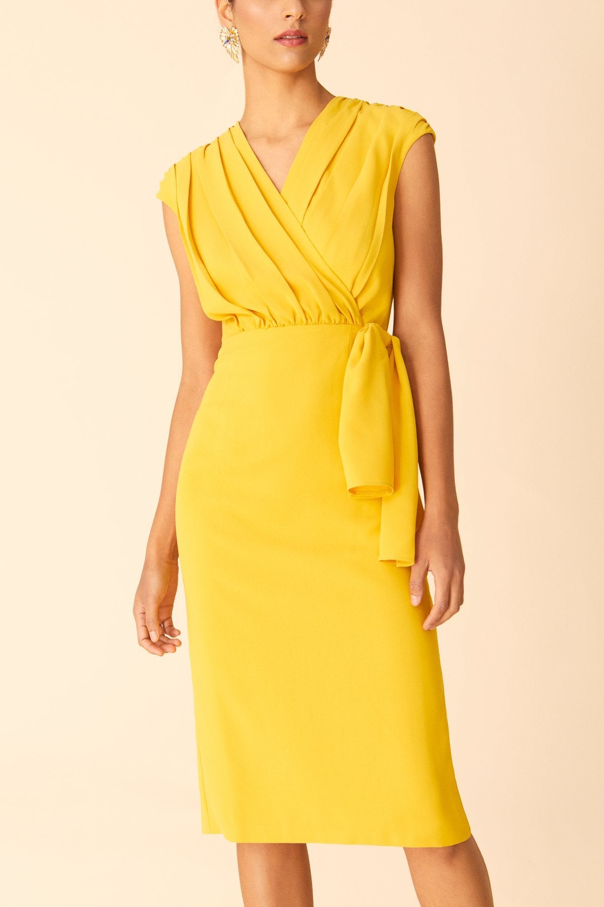 Vestido Cleo Amarillo Girasol · Ipanema · - Bruna