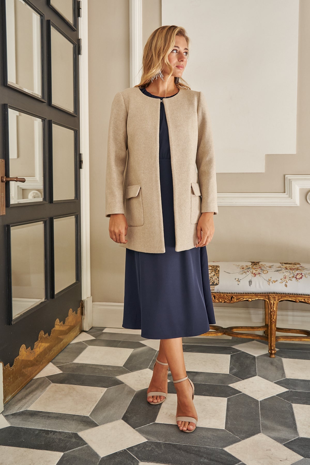 Vestido Eleonora Navy · Muse · - Bruna