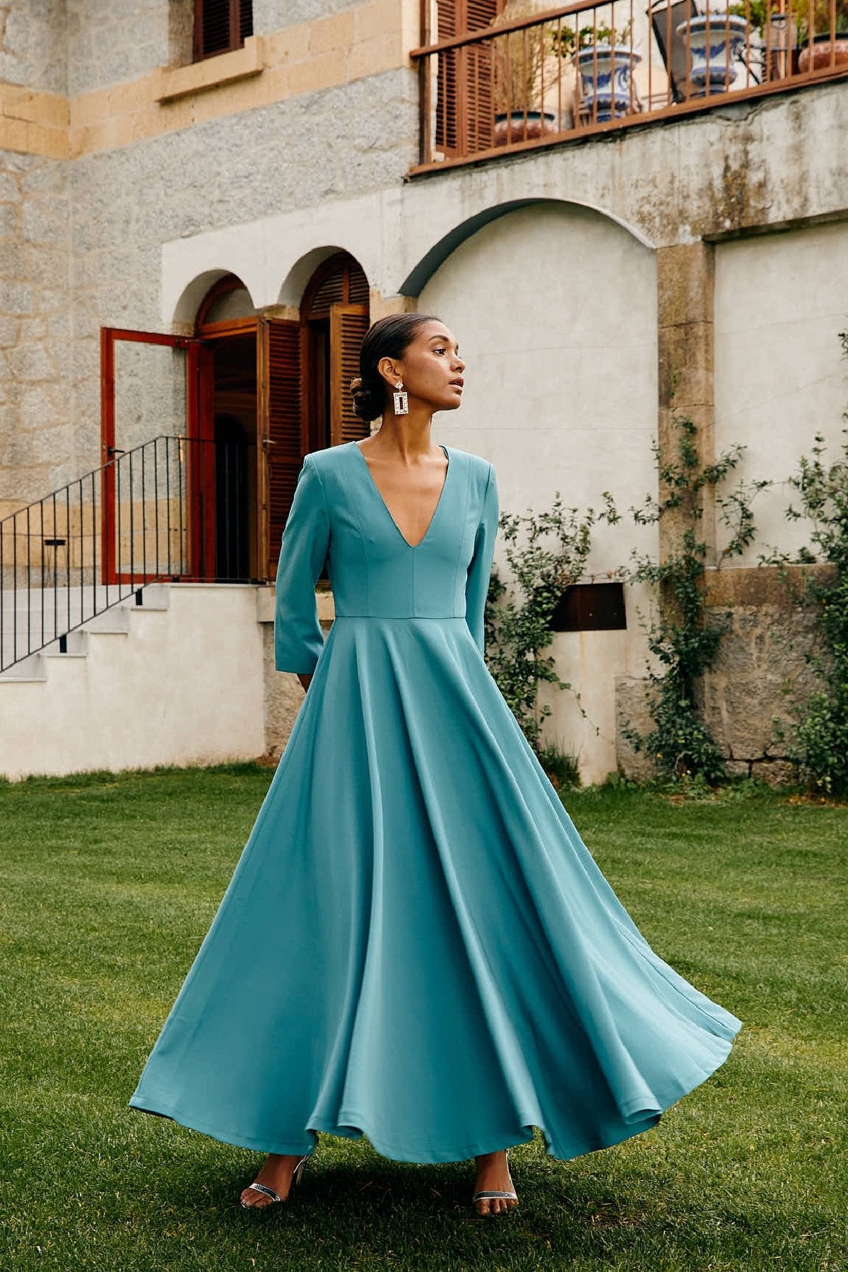 Vestido Fiona Azul · Lady B · - Bruna