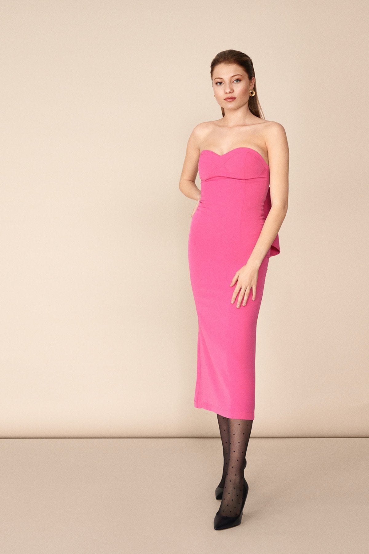 Vestido Julia Fucsia Flamingo · Rivera · - Bruna