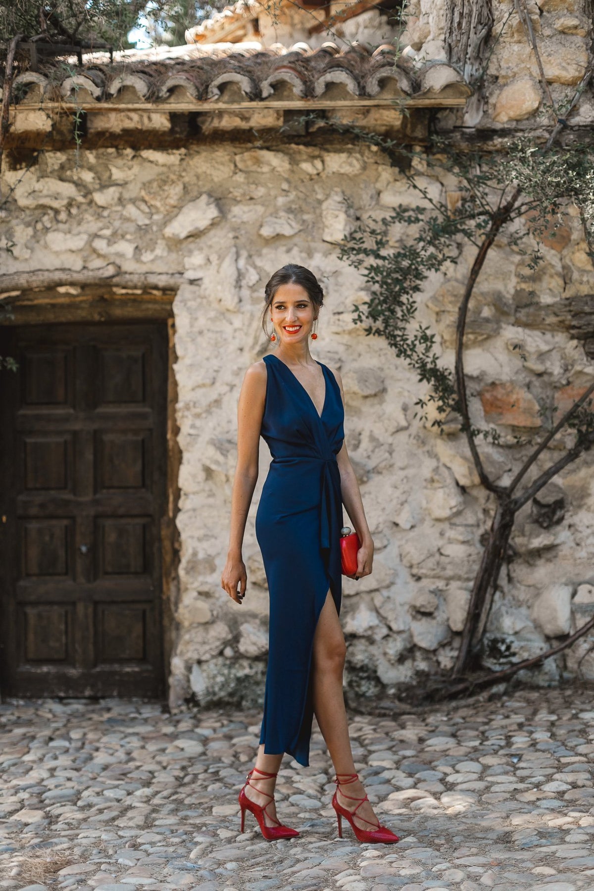 Invitada Perfecta Vestidos De Fiesta Largos Azul Marino Largos