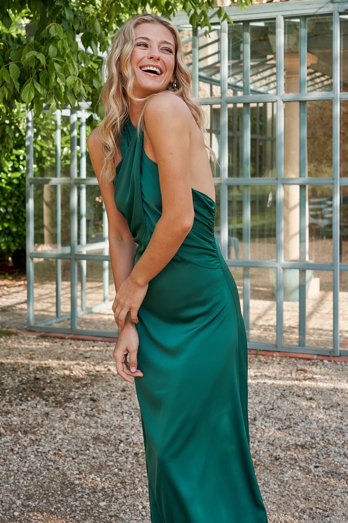 Vestido Melania Emerald · Le Jardin · - Bruna