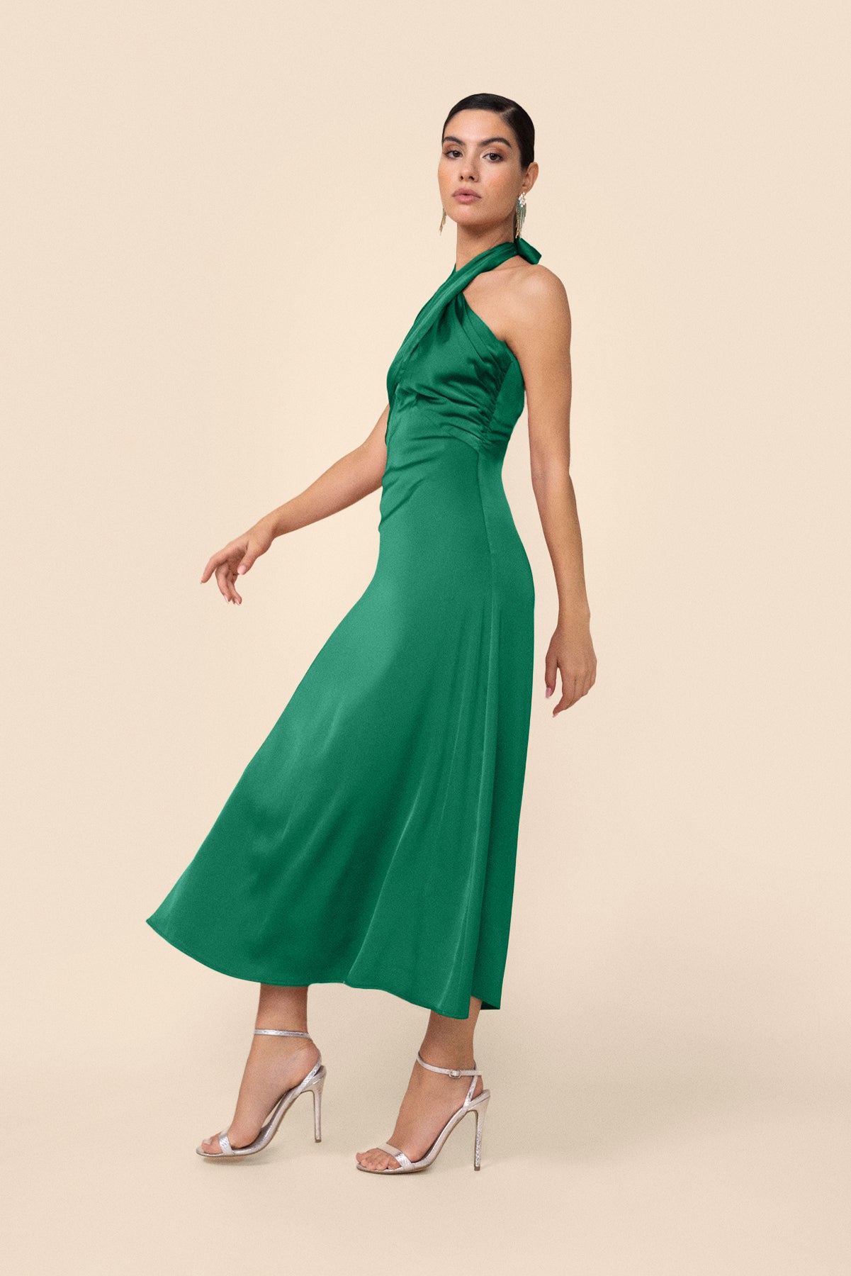 Vestido Melania Emerald · Le Jardin · - Bruna
