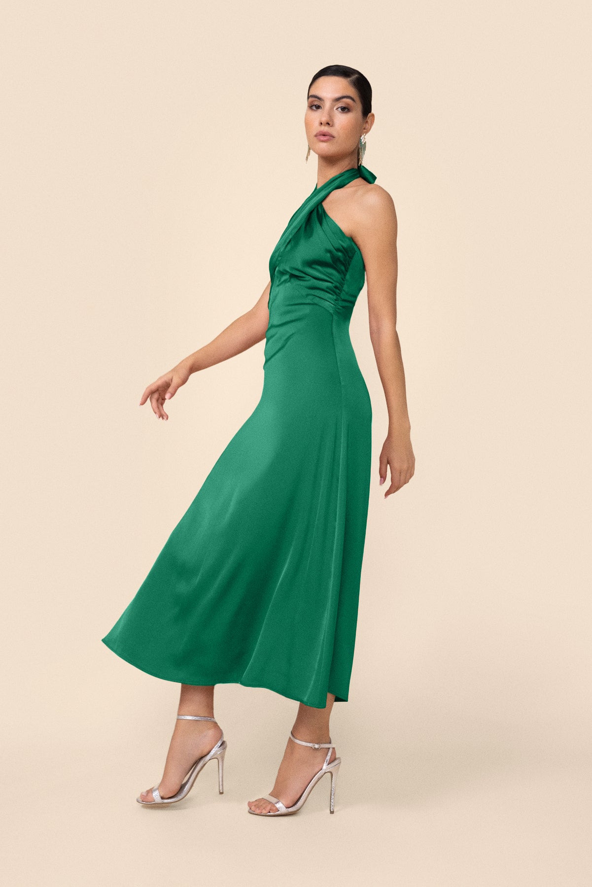Vestido Melania Emerald · Le Jardin · - Bruna