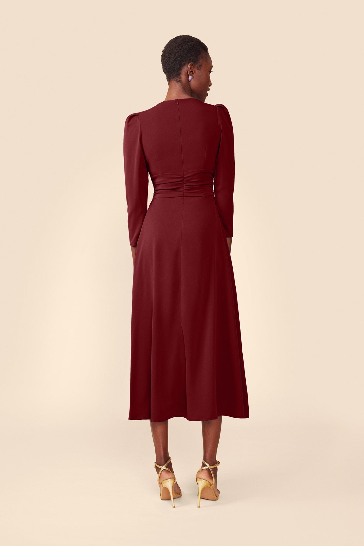 Vestido Oda Burdeos · Alegoria · - Bruna