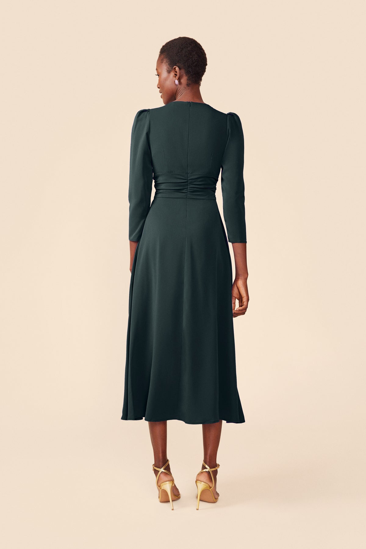Vestido Oda Verde · Alegoria · - Bruna
