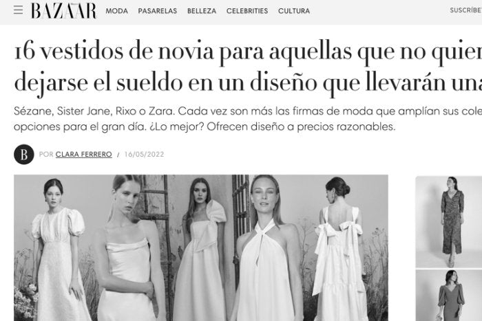 16 vestidos de novia para aquellas que no quieren dejarse el sueldo en un diseño que llevarán una vez - Bruna