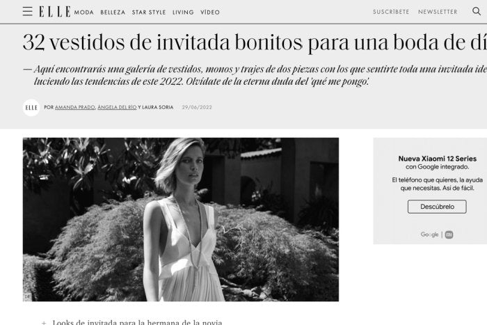 32 vestidos de invitada bonitos para una boda de día - Bruna