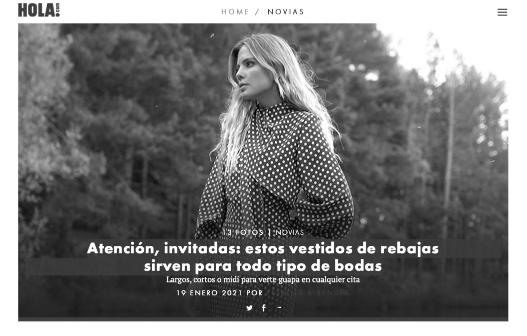 Atención, invitadas: vestidos de rebajas para todo tipo de bodas - Bruna