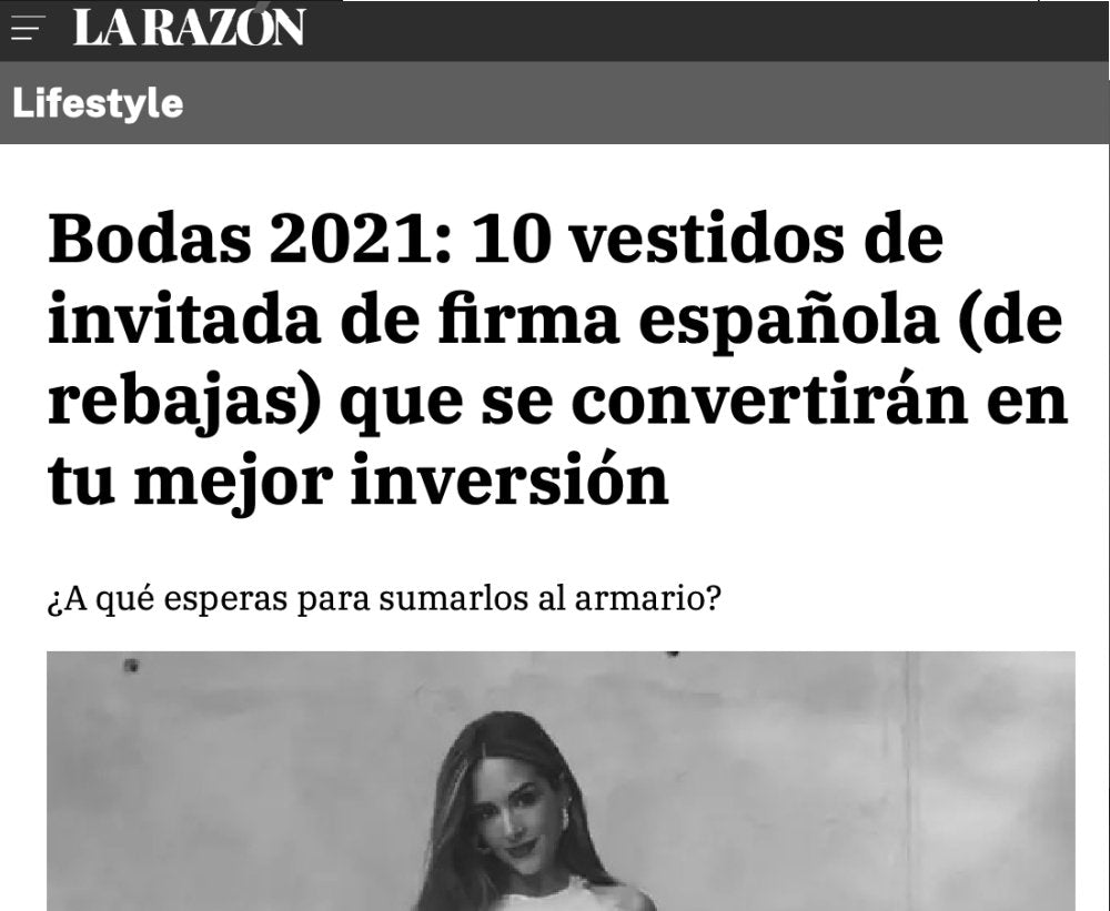 Bodas 2021: 10 vestidos de invitada de firma española (de rebajas) que se convertirán en tu mejor inversión - Bruna