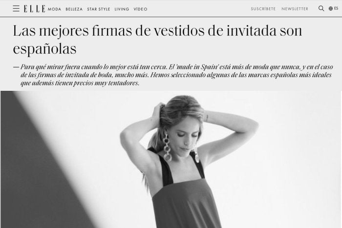 Las mejores firmas de vestidos de invitada son españolas - Bruna