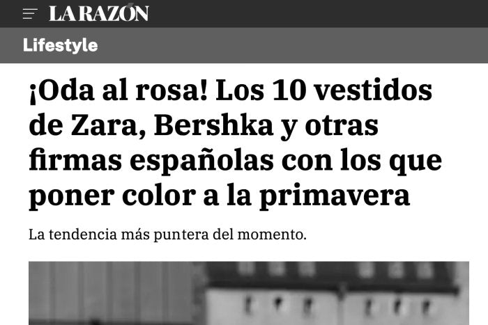 ¡Oda al rosa! Los 10 vestidos de Zara, Bershka y otras firmas españolas con los que poner color a la primavera - Bruna