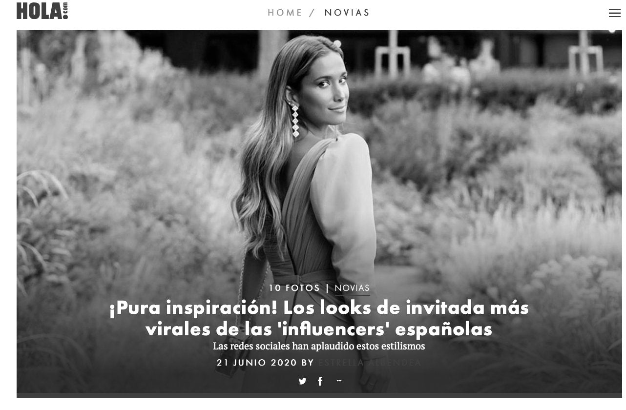 ¡Pura inspiración! Los looks de invitada más virales - Bruna