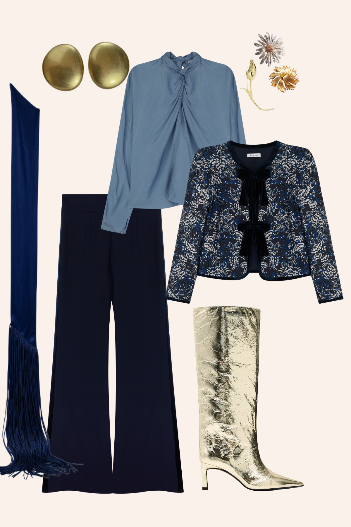 Pantalon Severine Navy · Le Marais ·