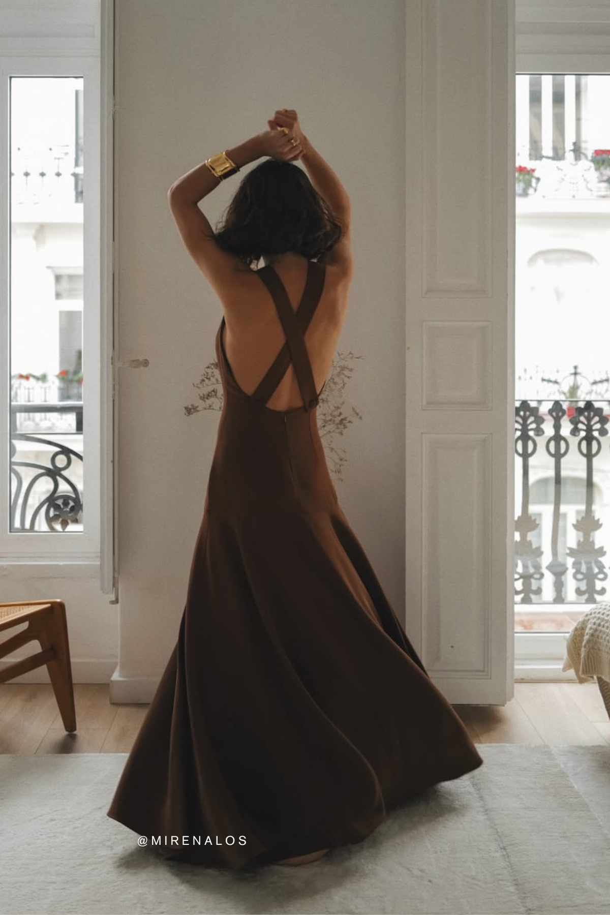 brown dress in spanish Angela brown maxi dress in Spanish style