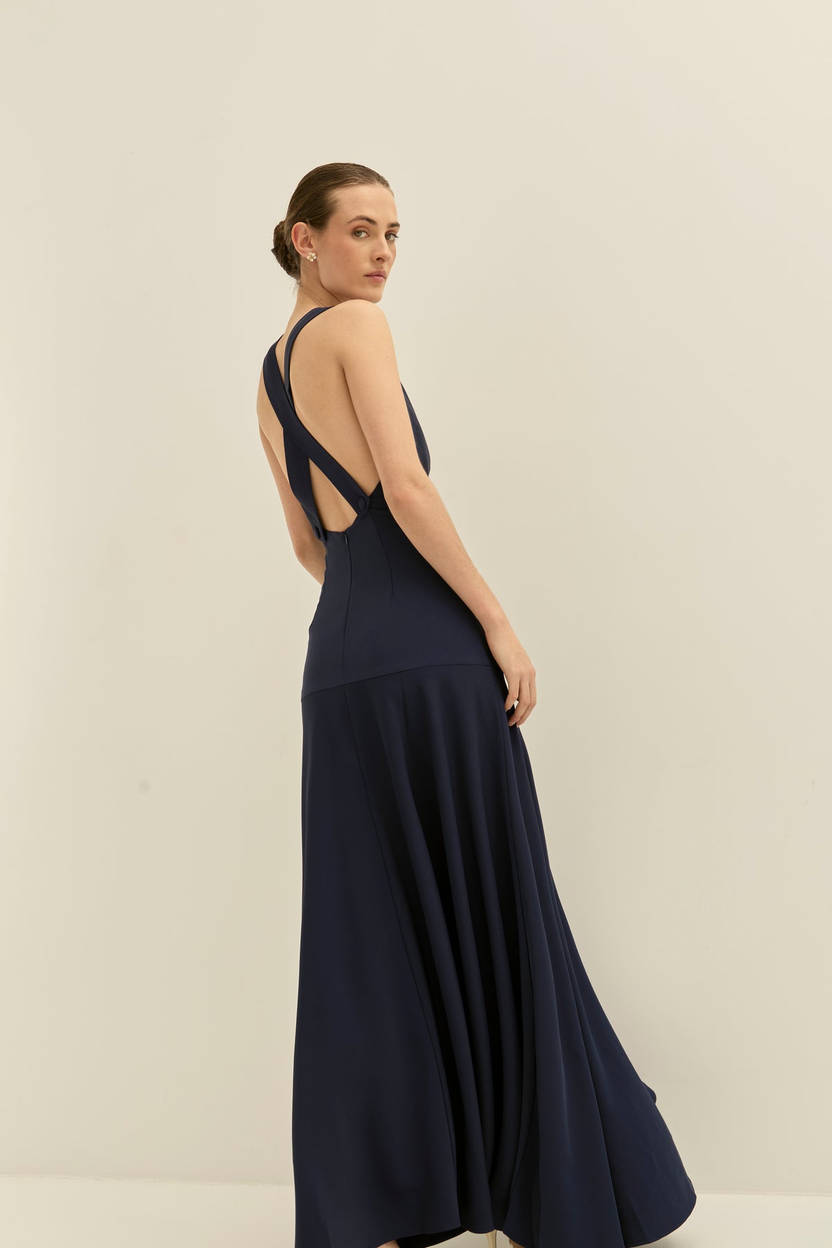 Vestido Jasmina Azul Marino · Allure ·