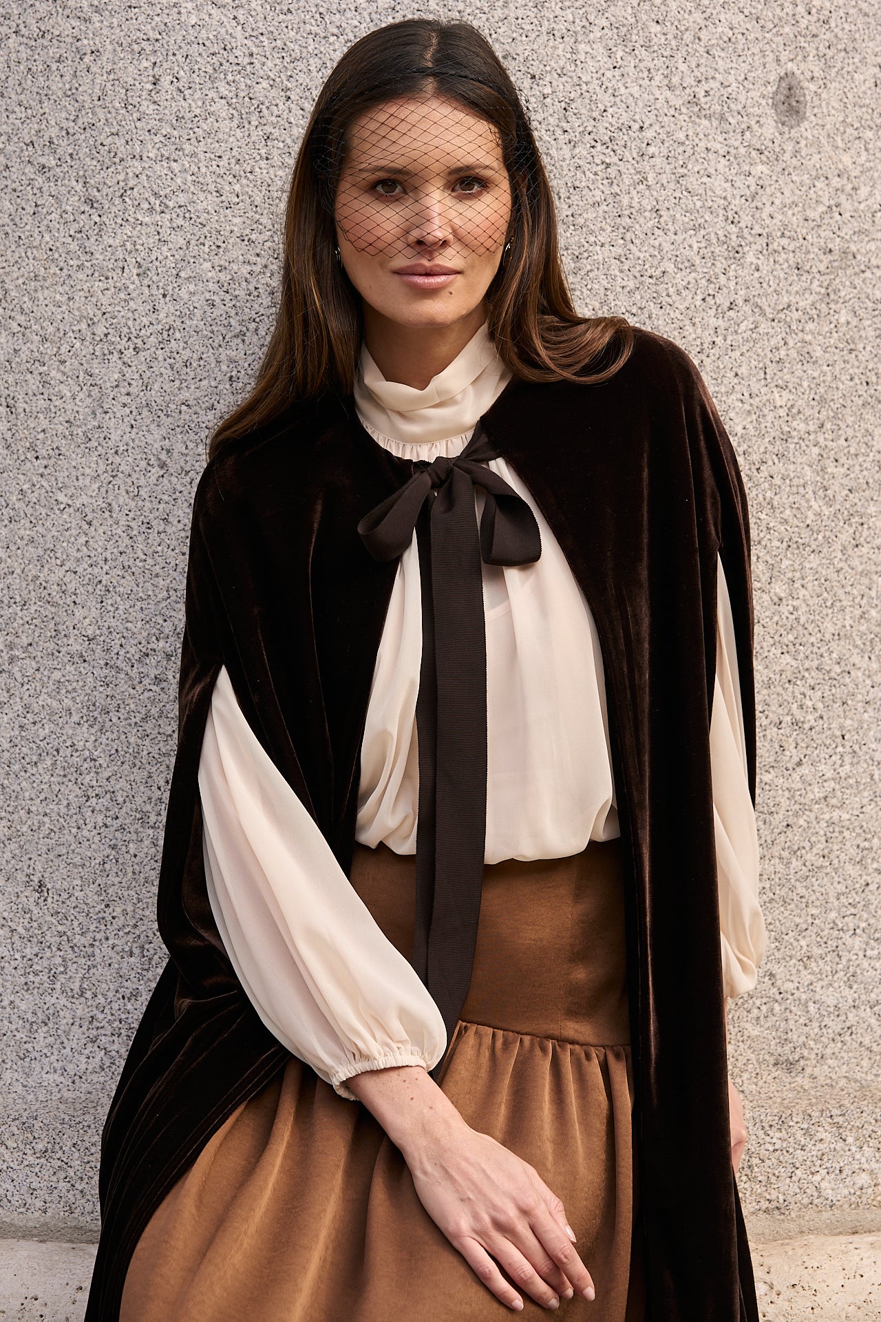 Cape en velours Margaret · Lady B ·