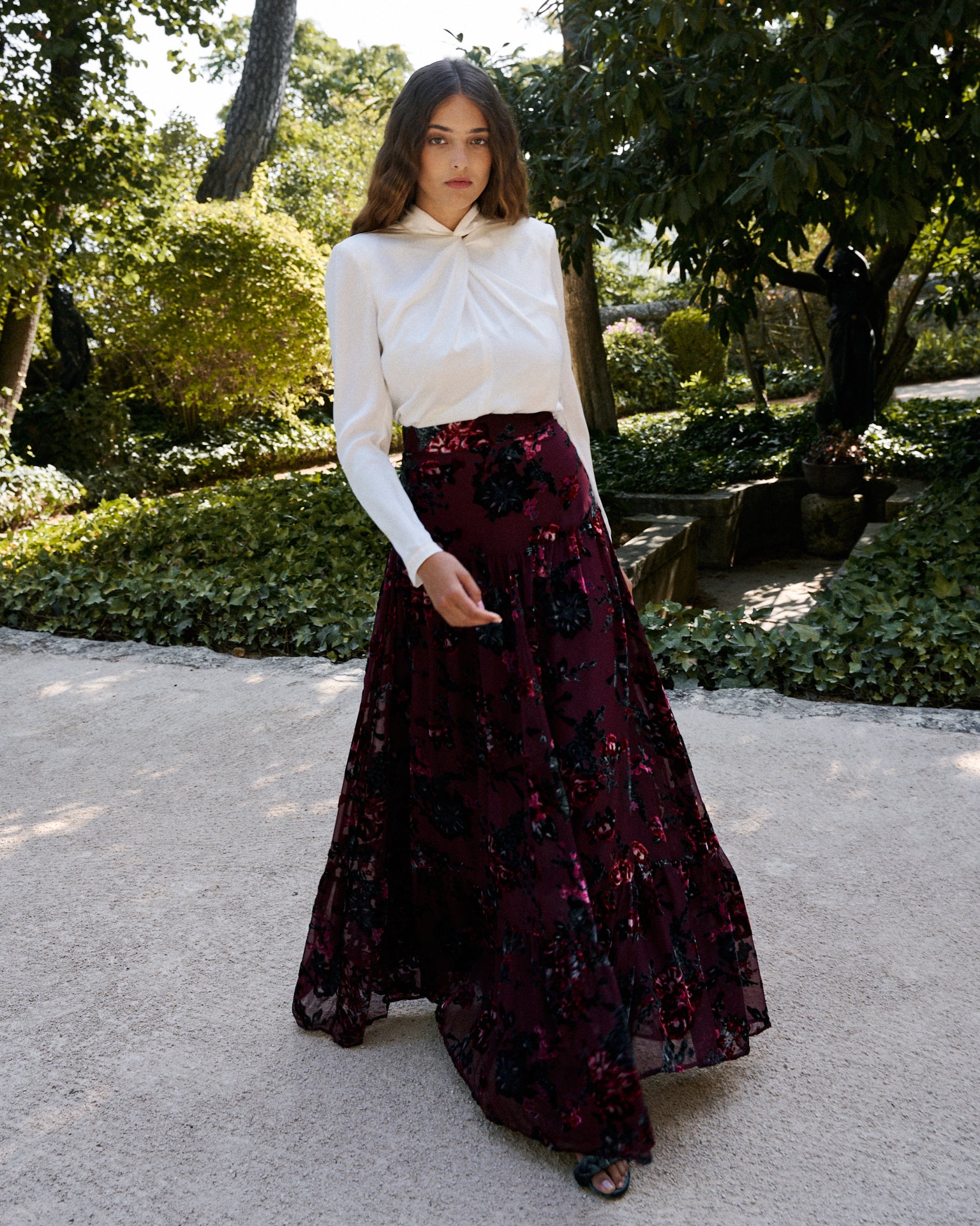 Blusa Elegante Blusa Y Falda Larga Para Fiesta Faldas Elegantes