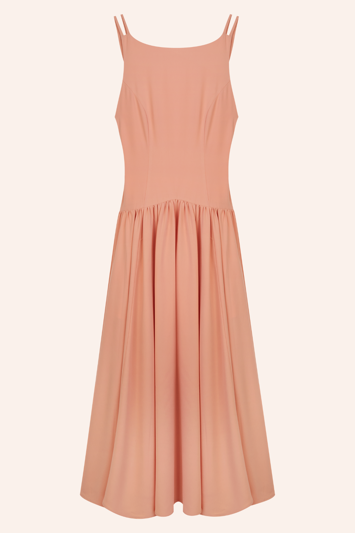 Vestido Mica Apricot · Allegra ·