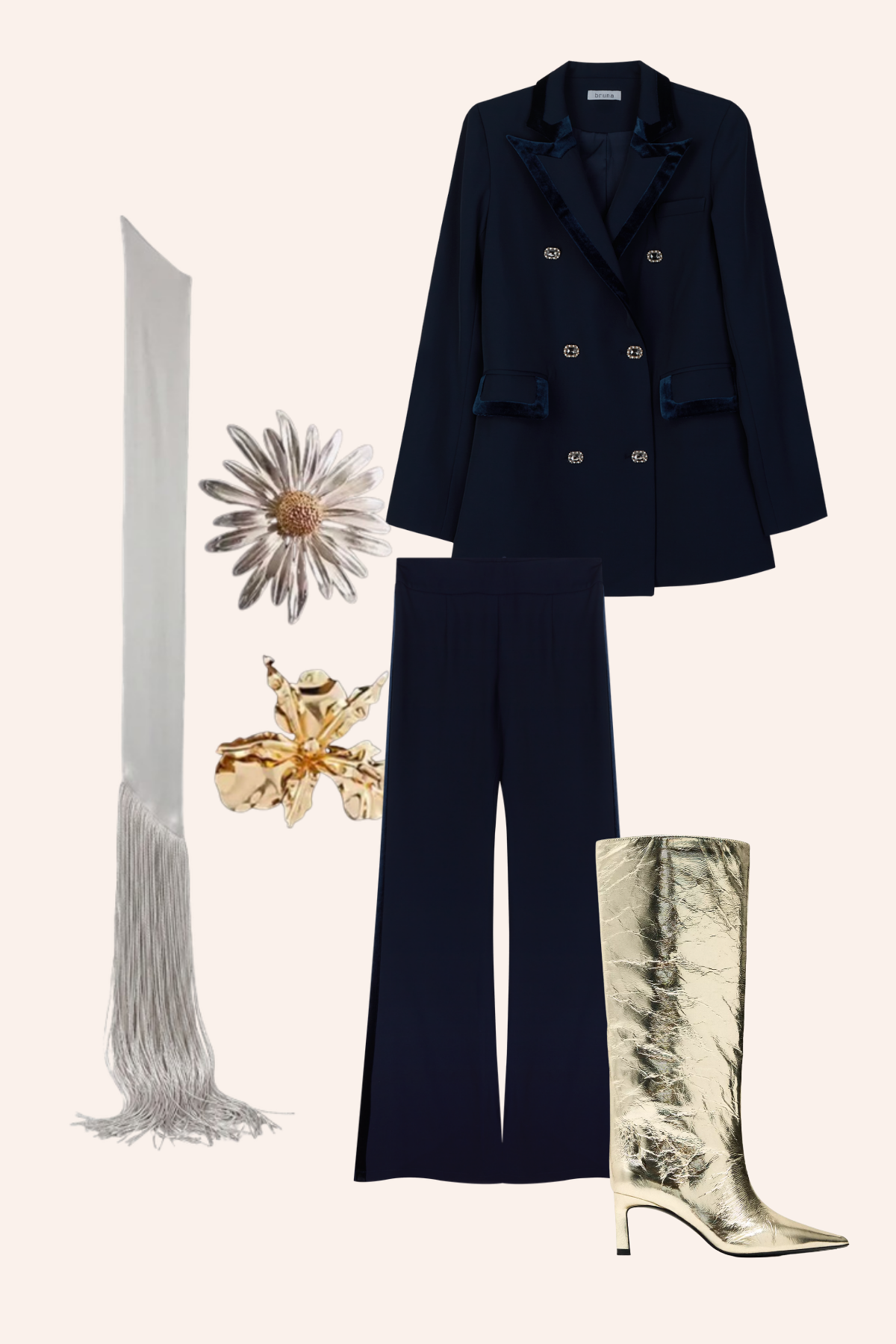Chaqueta Severine Navy · Le Marais ·