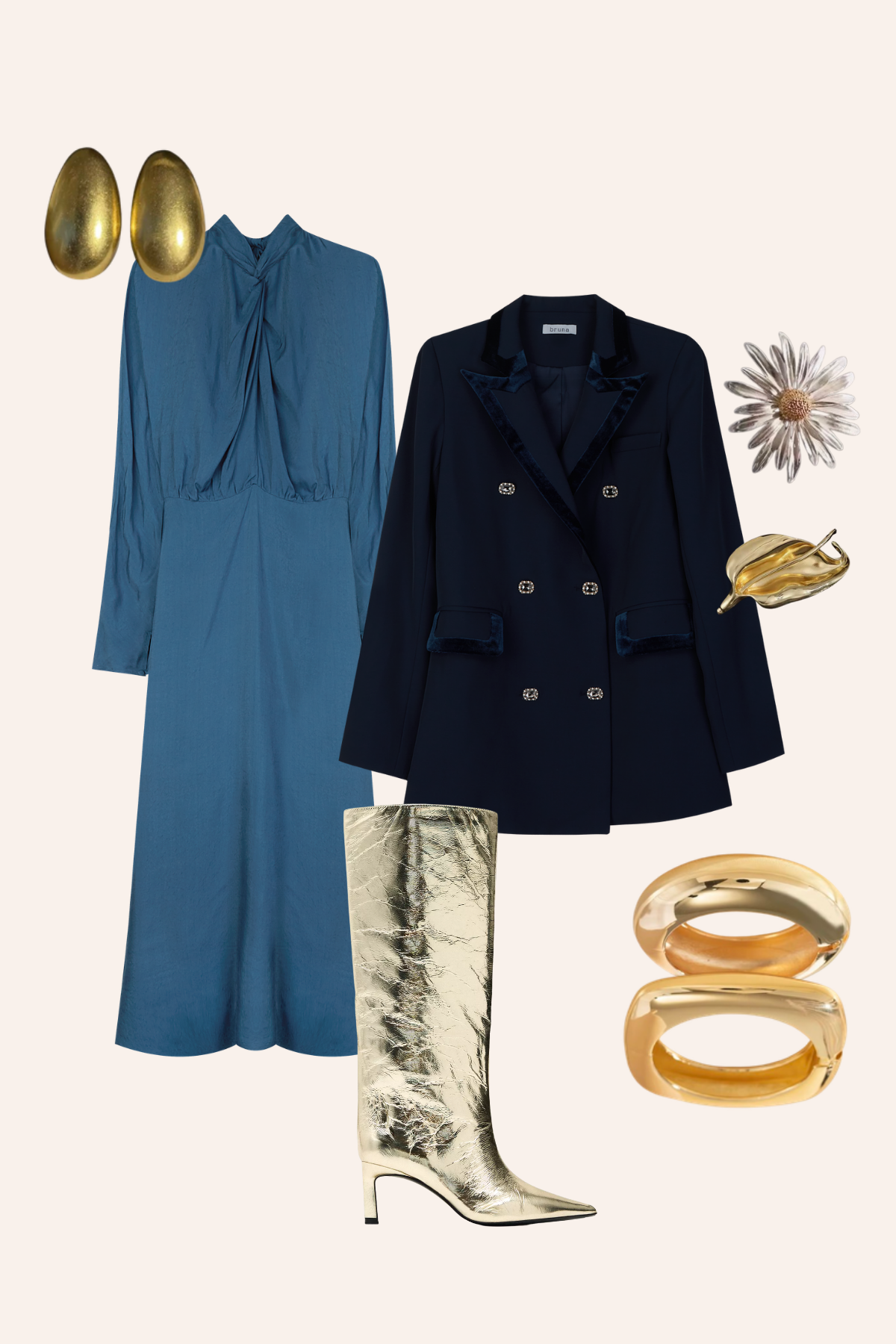 Chaqueta Severine Navy · Le Marais ·