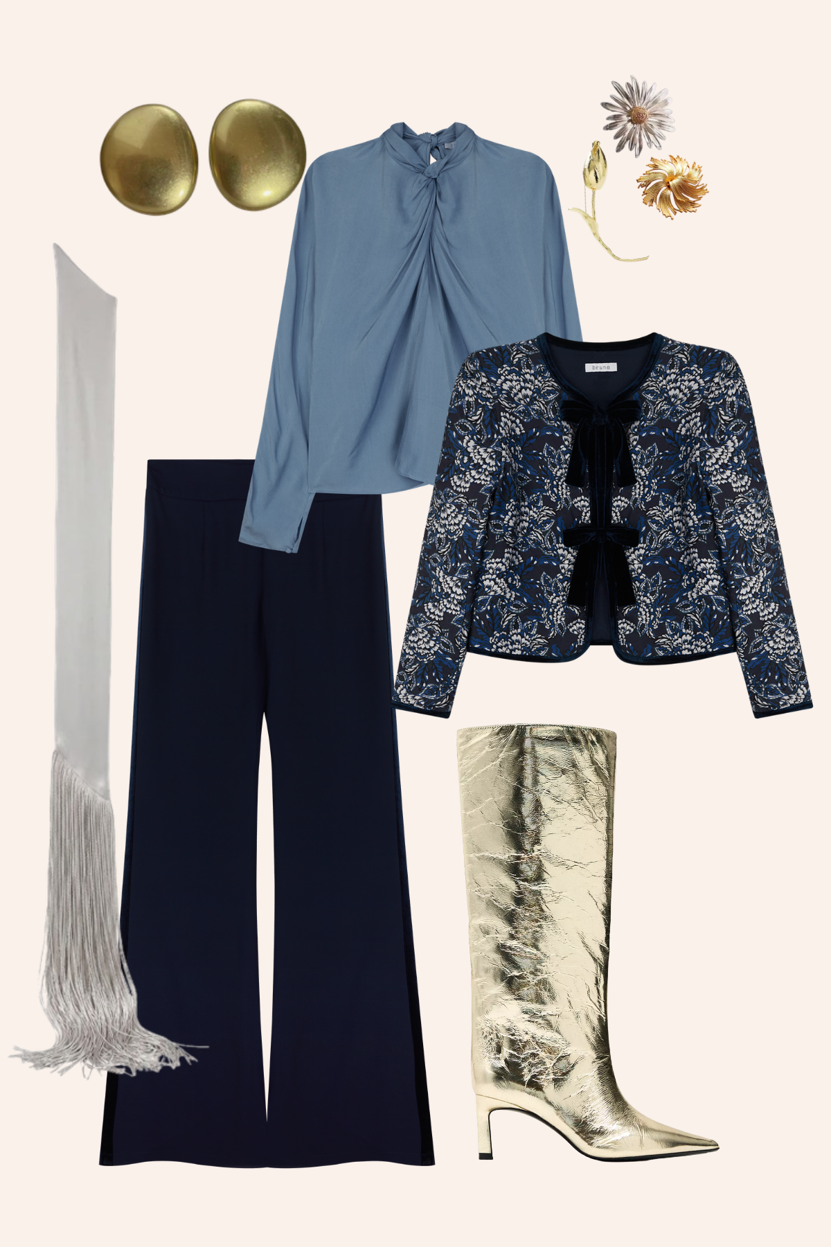 Pantalon Severine Navy · Le Marais ·