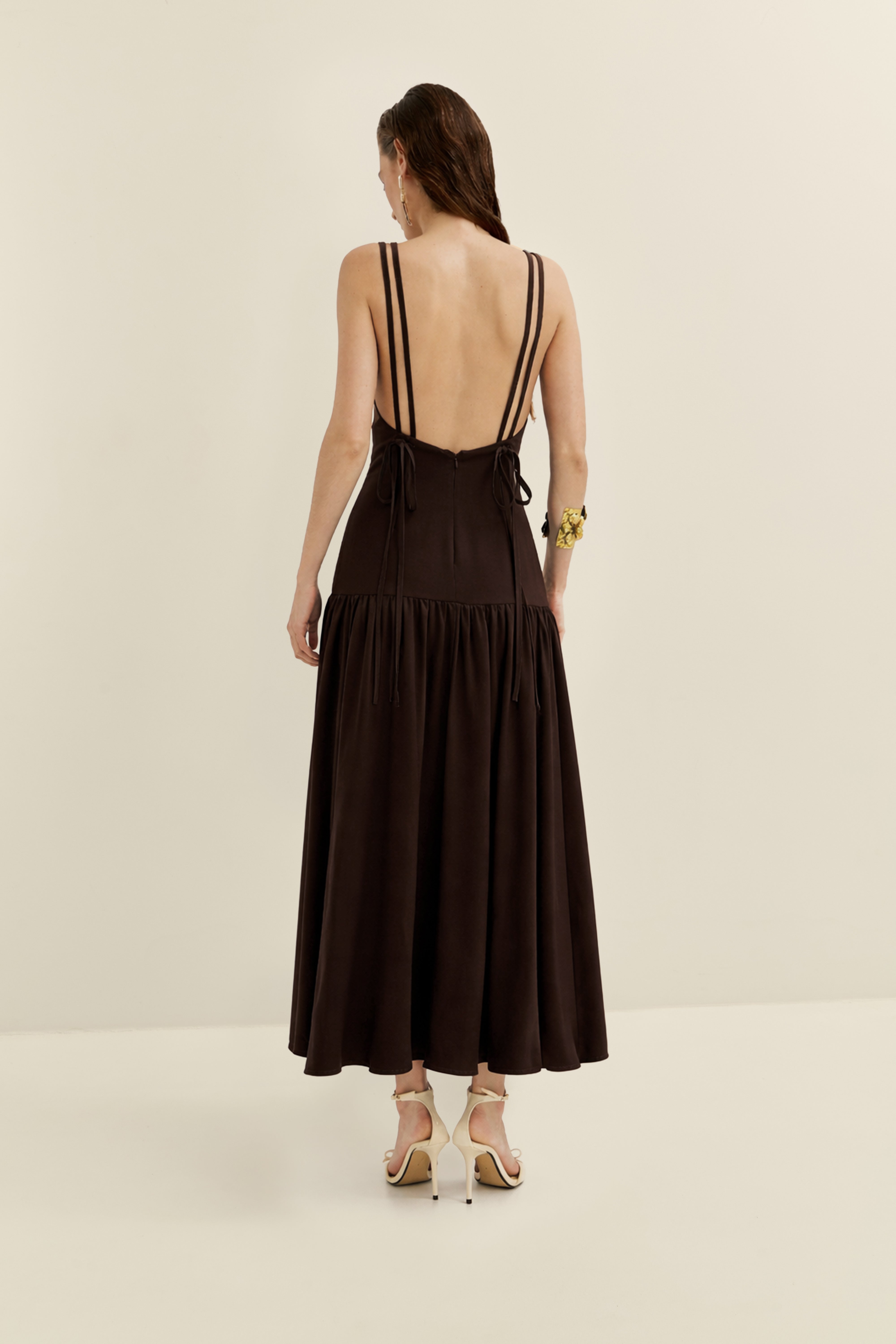 Vestido Mica Choco · Allegra ·