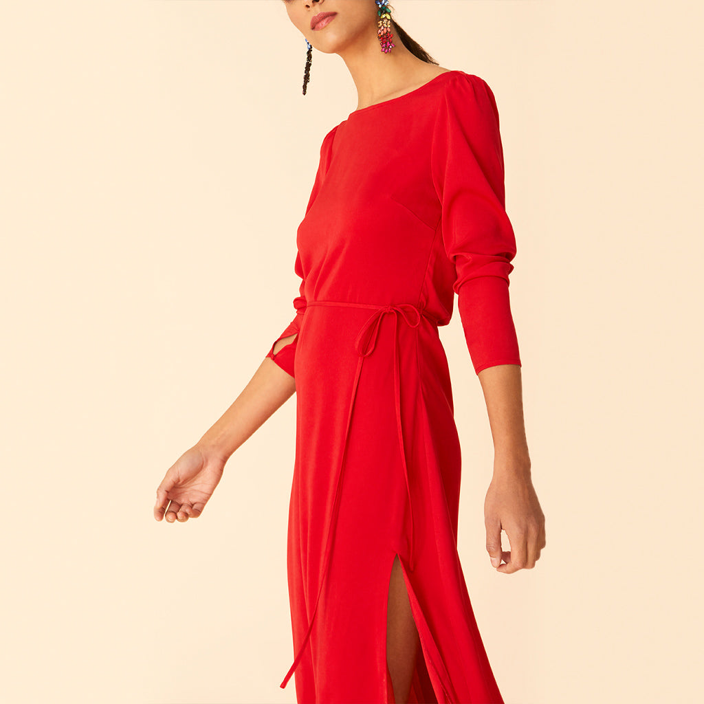 Vestido Camille Rojo para invitada de boda – colección Icons | Bruna (foto 2)
