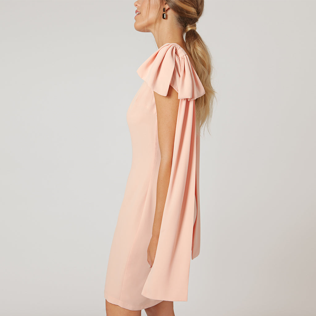 Vestido Gia Melocotón SS19 - brunacoleccion bruna invitadaperfecta invitadaboda invitadabruna boda guest wedding 