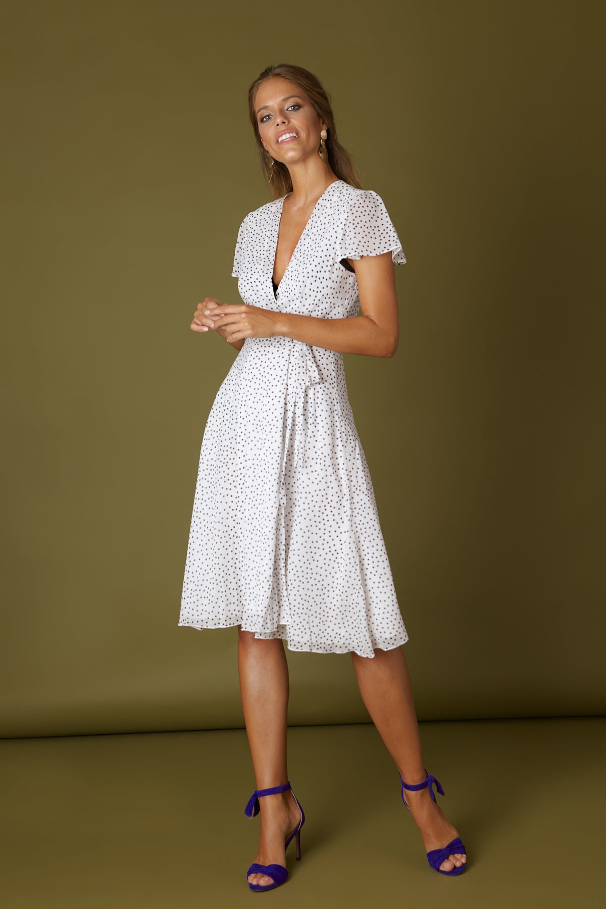 Vestido Nana Lunares Blanco/Negro SS19 - brunacoleccion bruna invitadaperfecta invitadaboda invitadabruna boda guest wedding 