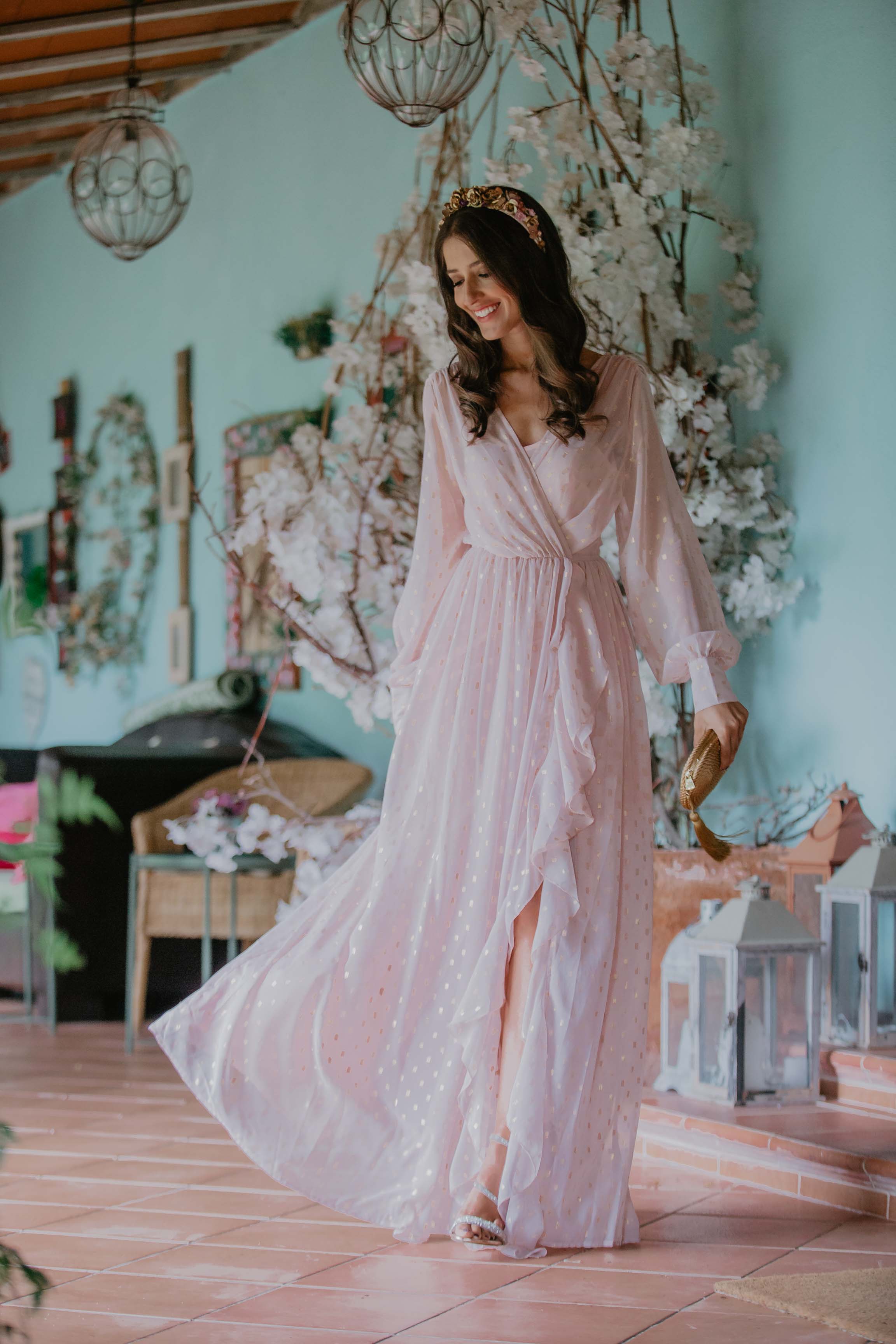 Vestido Rosamund Rosa - brunacoleccion bruna invitadaperfecta invitadaboda invitadabruna boda guest wedding 